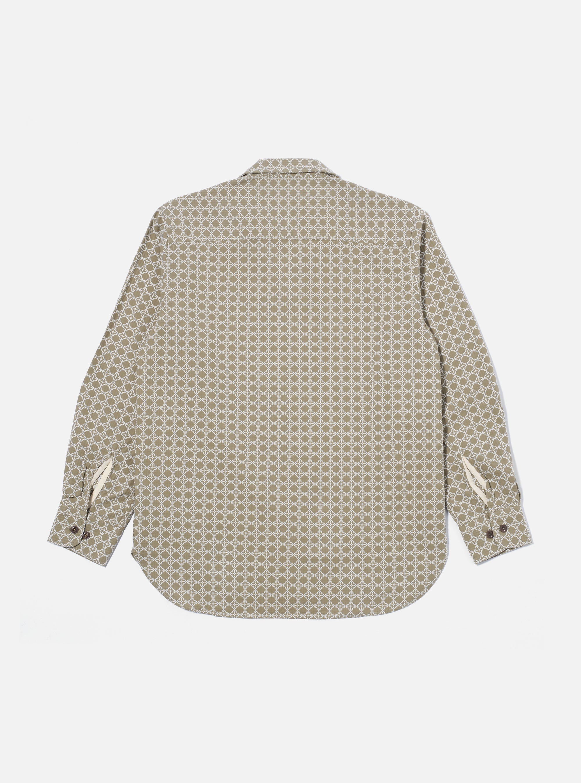 Sand/White Rhodes Cotton Work Shirt