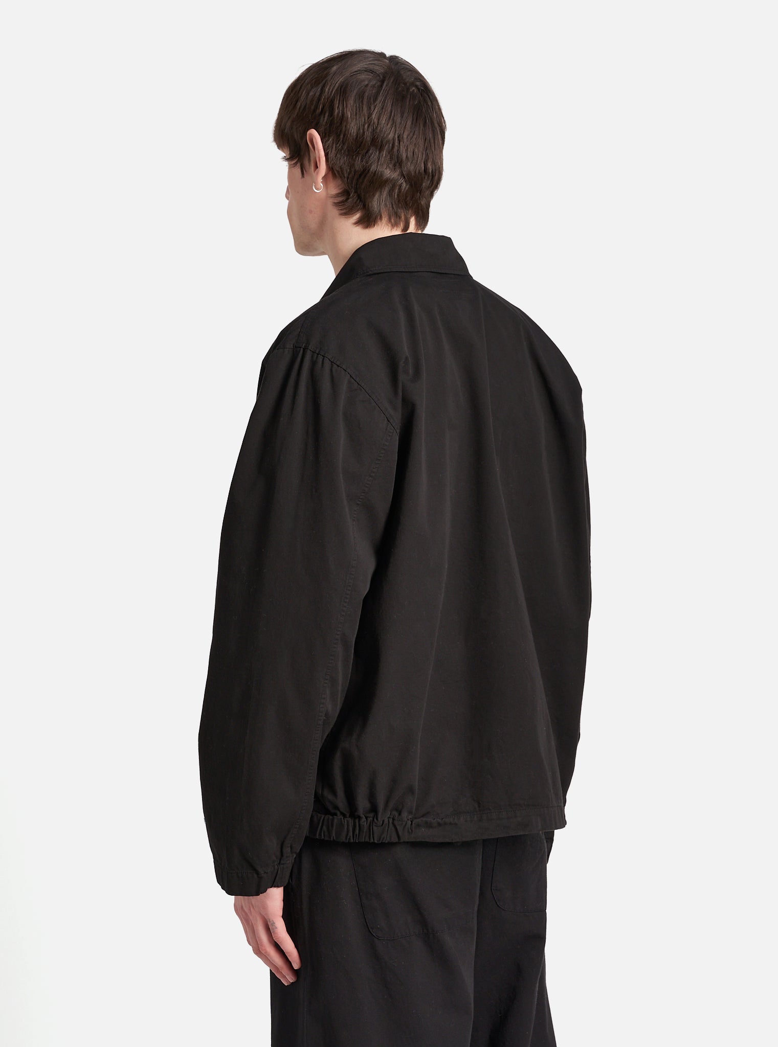 Black Kelly Cotton Pembroke Jacket