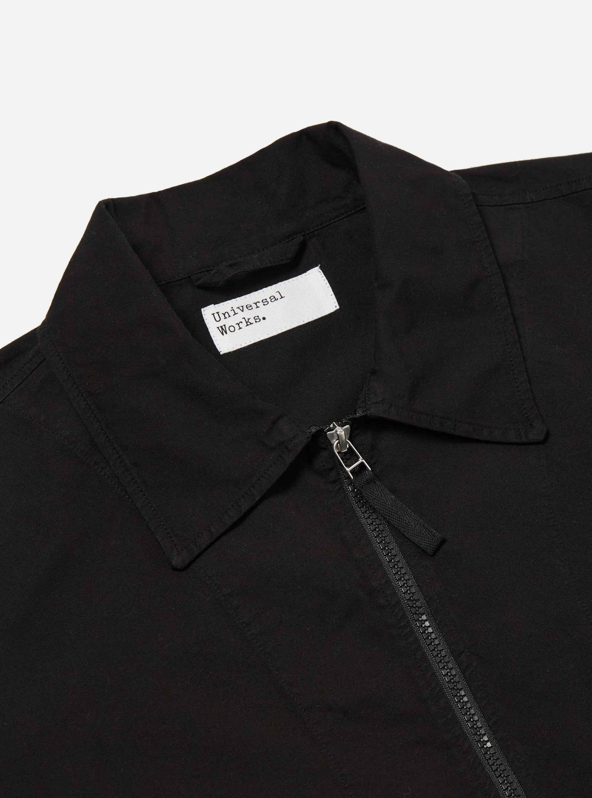 Black Kelly Cotton Pembroke Jacket