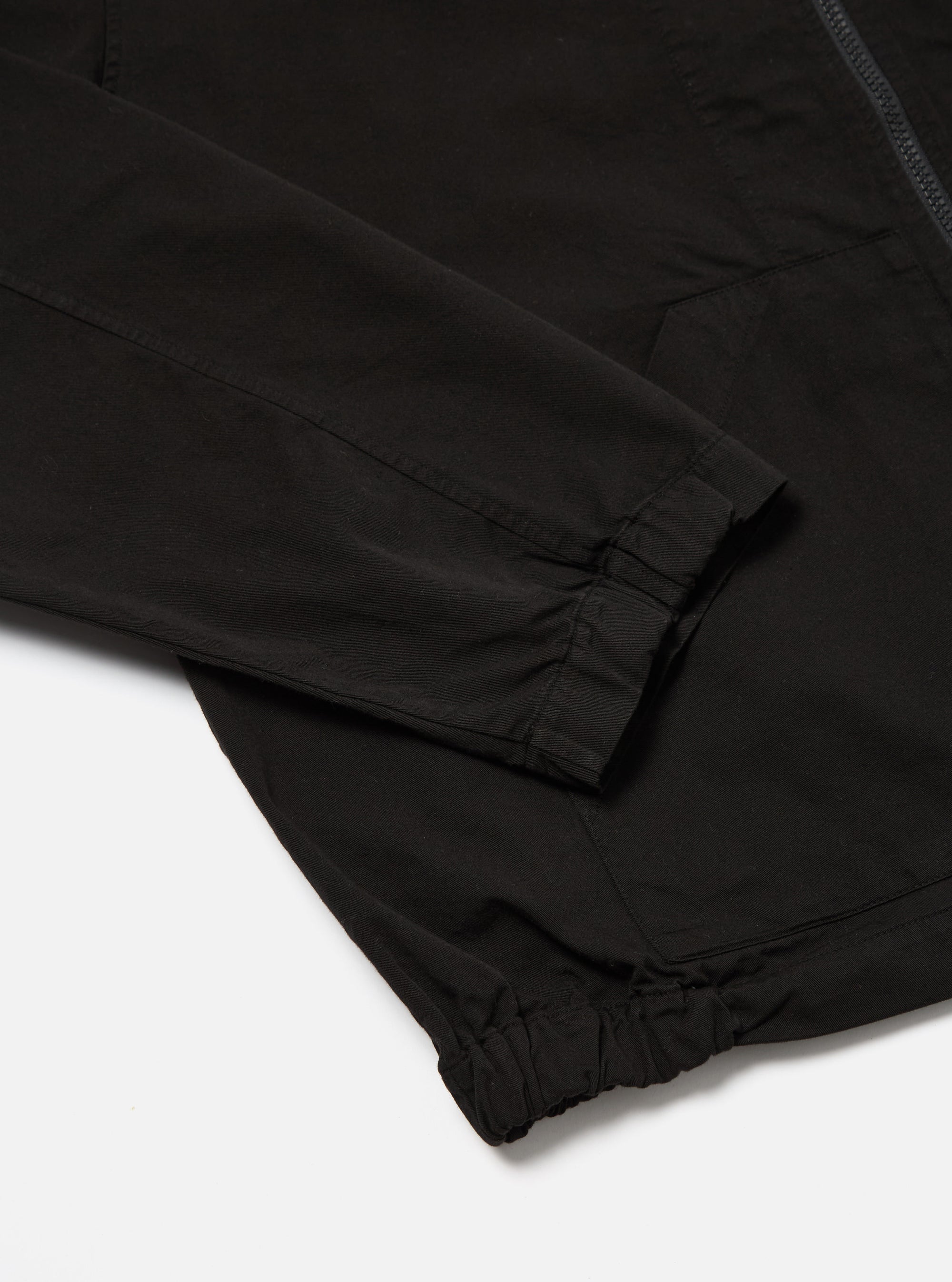 Black Kelly Cotton Pembroke Jacket