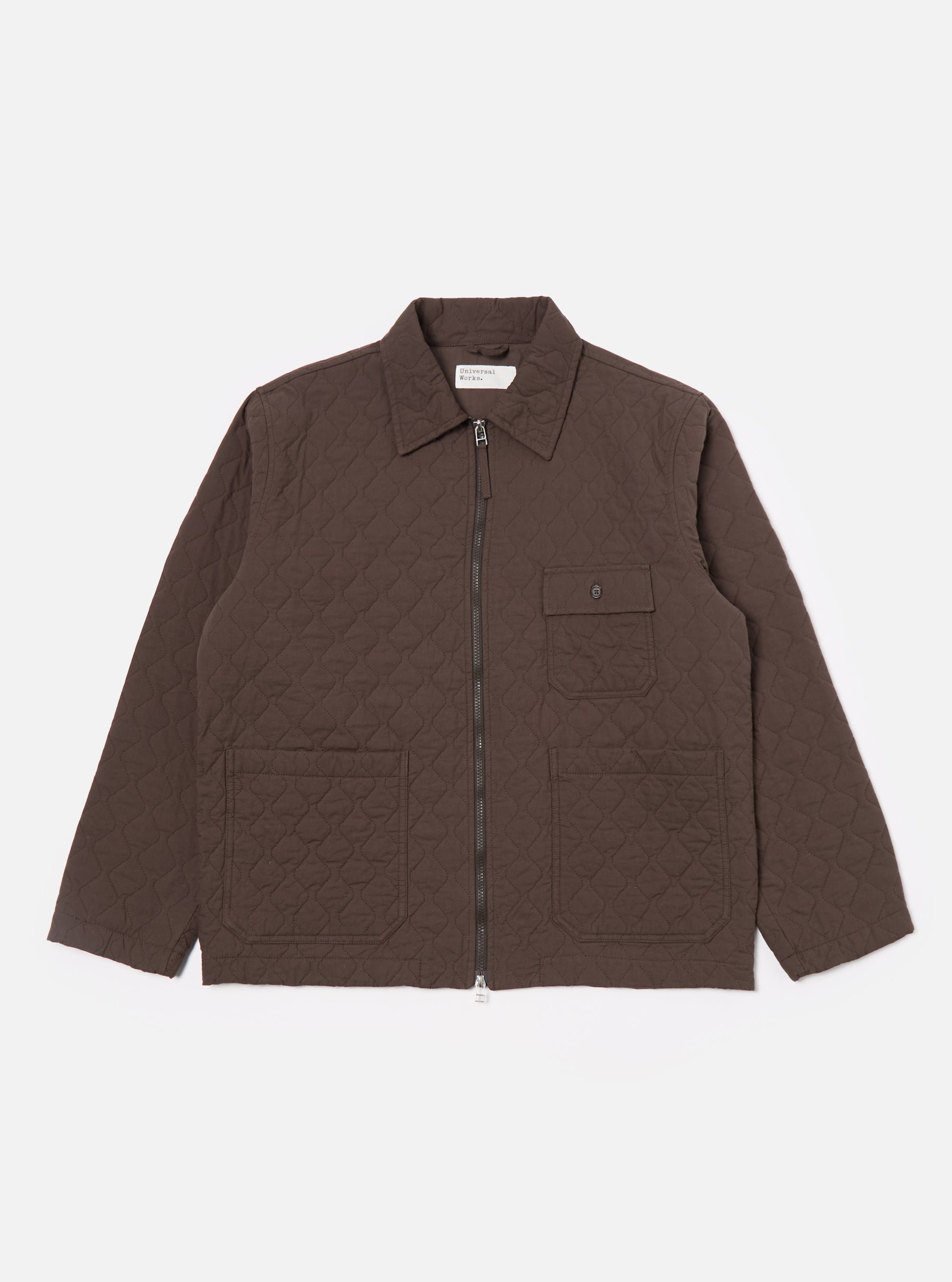 Brown Quilt Cotton Gower Jacket