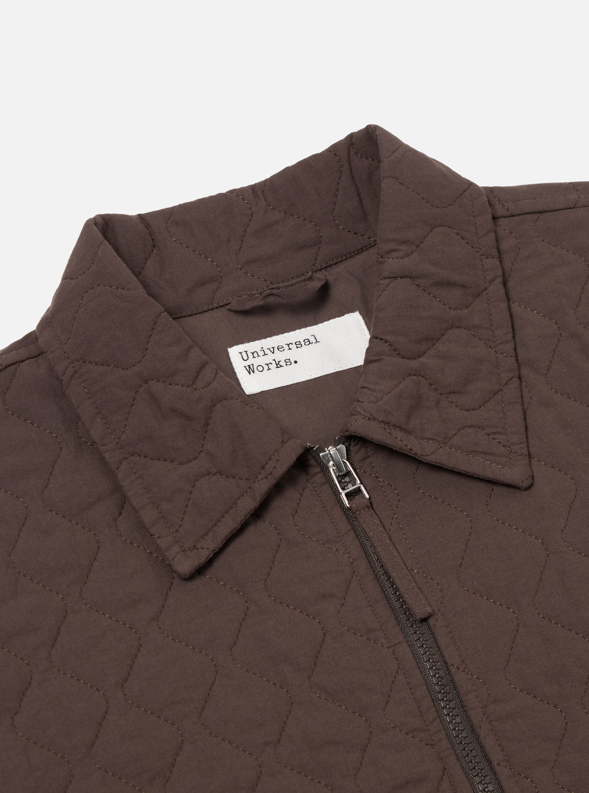 Brown Quilt Cotton Gower Jacket