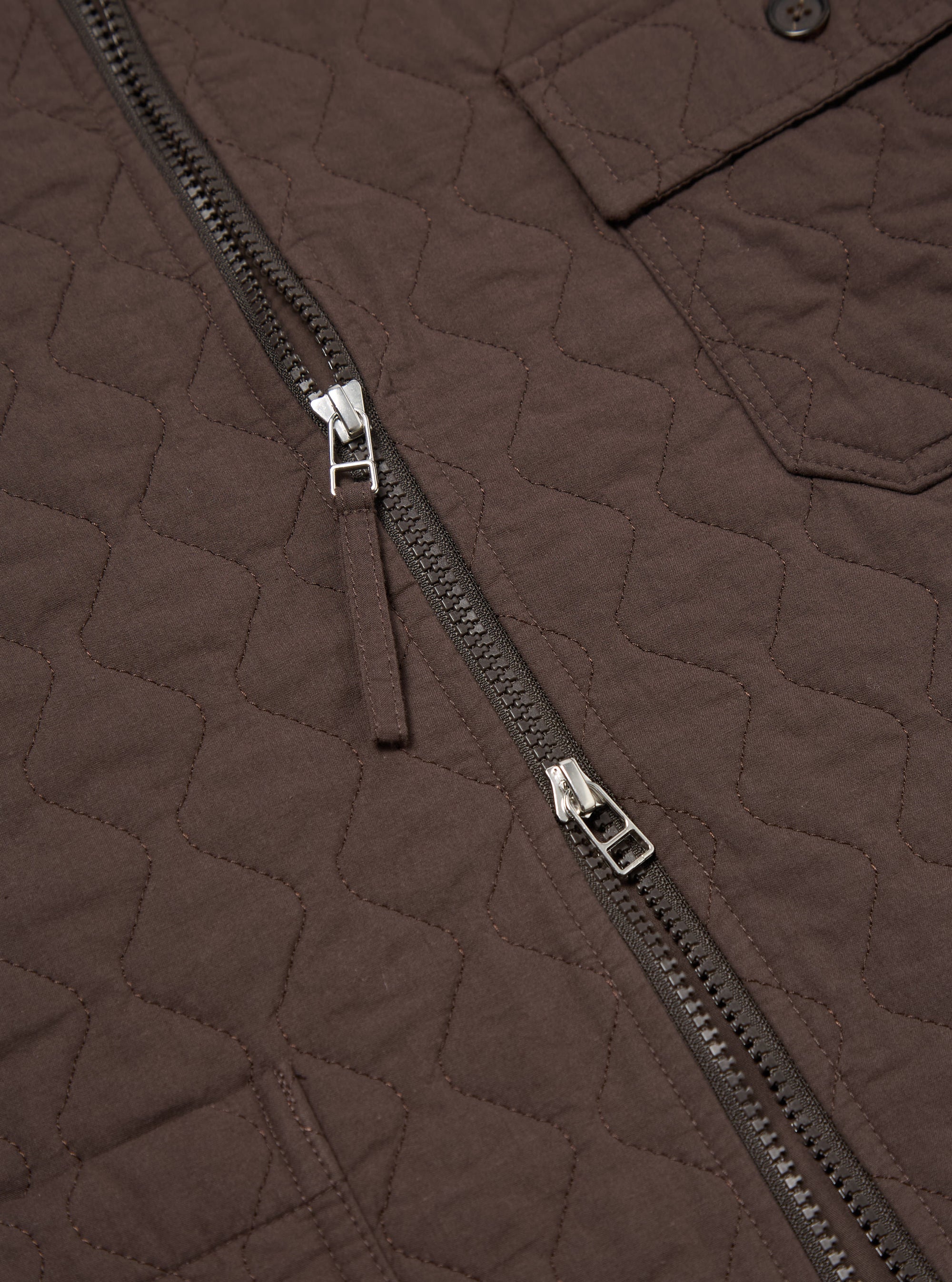 Brown Quilt Cotton Gower Jacket