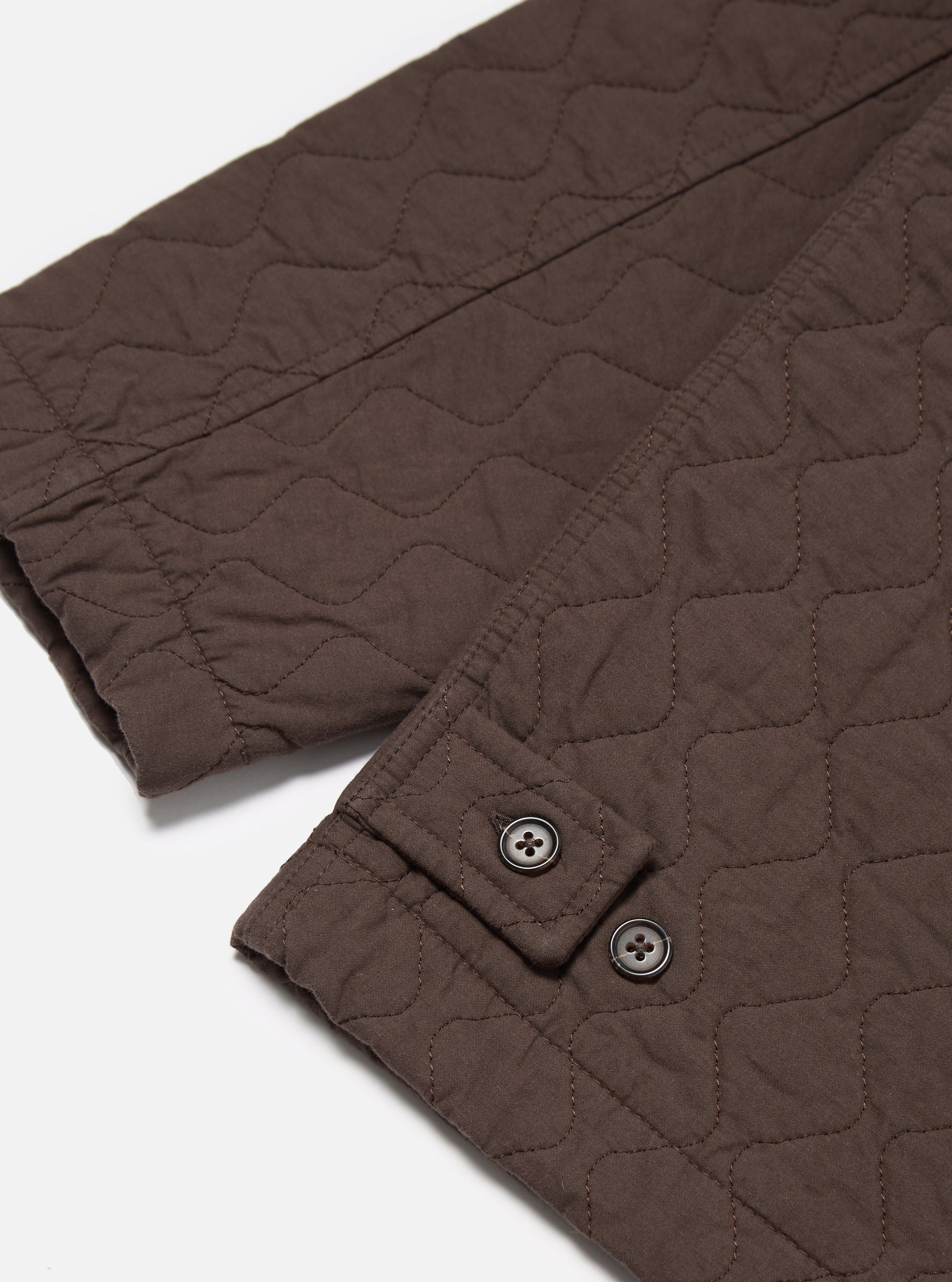 Brown Quilt Cotton Gower Jacket