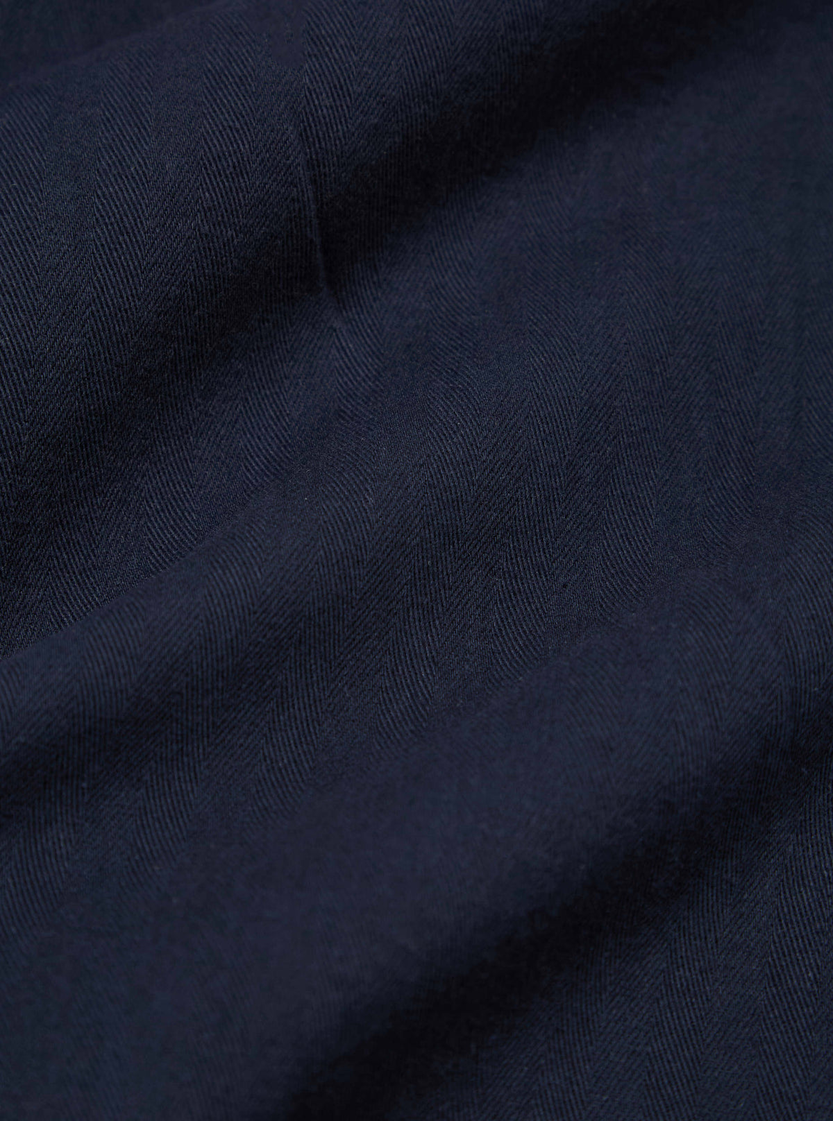 Dark Navy Herringbone Cotton Hi Water Trouser