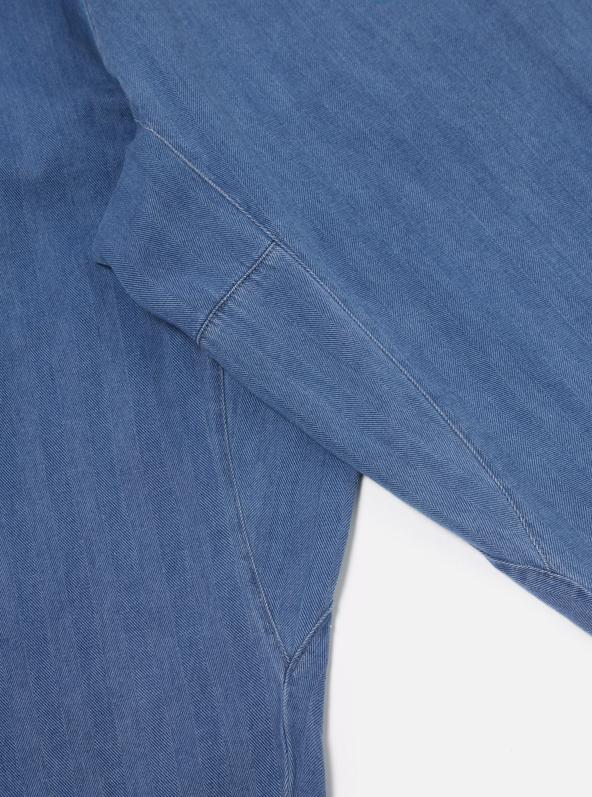 Washed Indigo Herringbone Denim Braga Pant