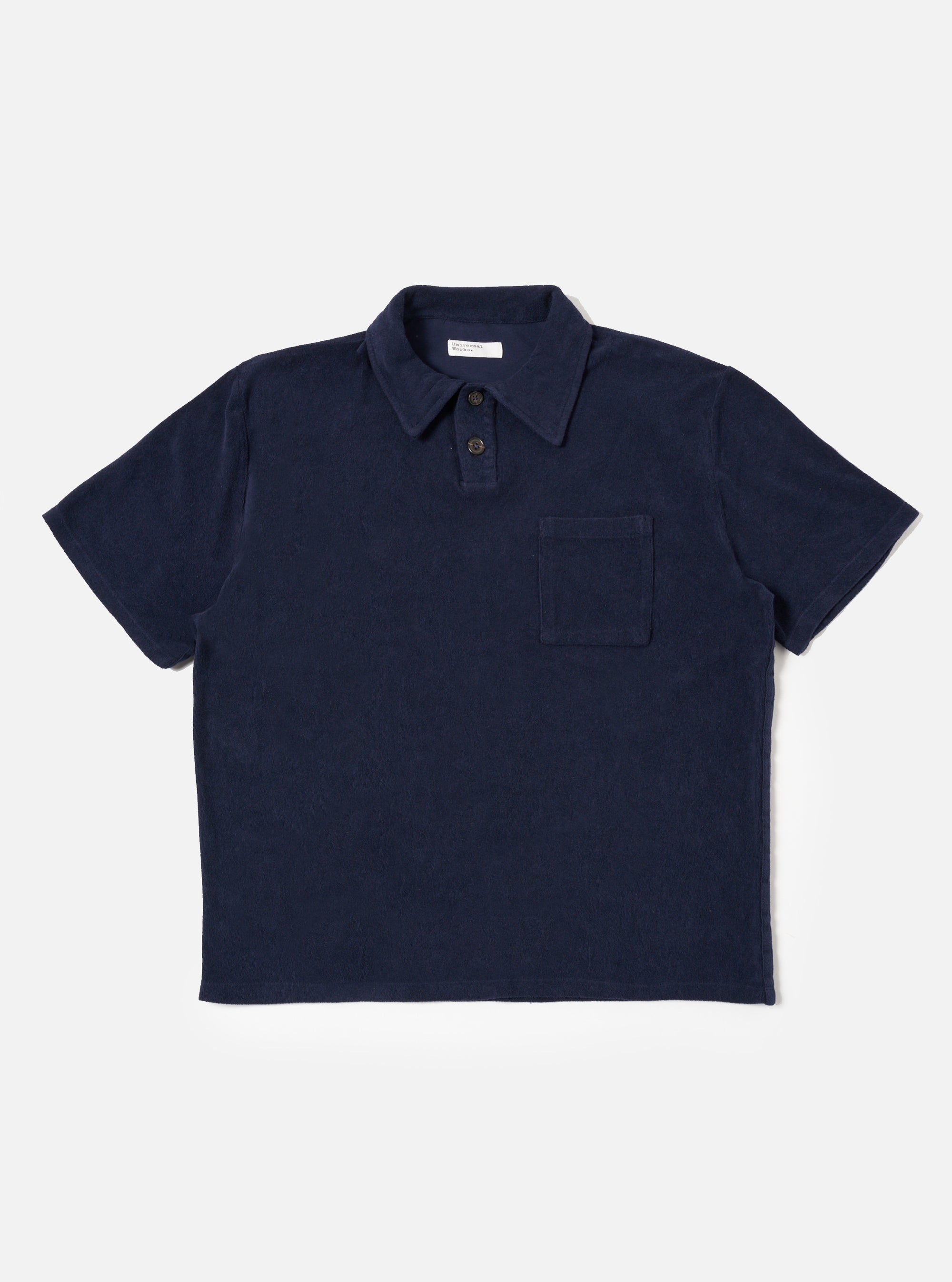 Bright Navy Light Weight Terry Newlyn Polo