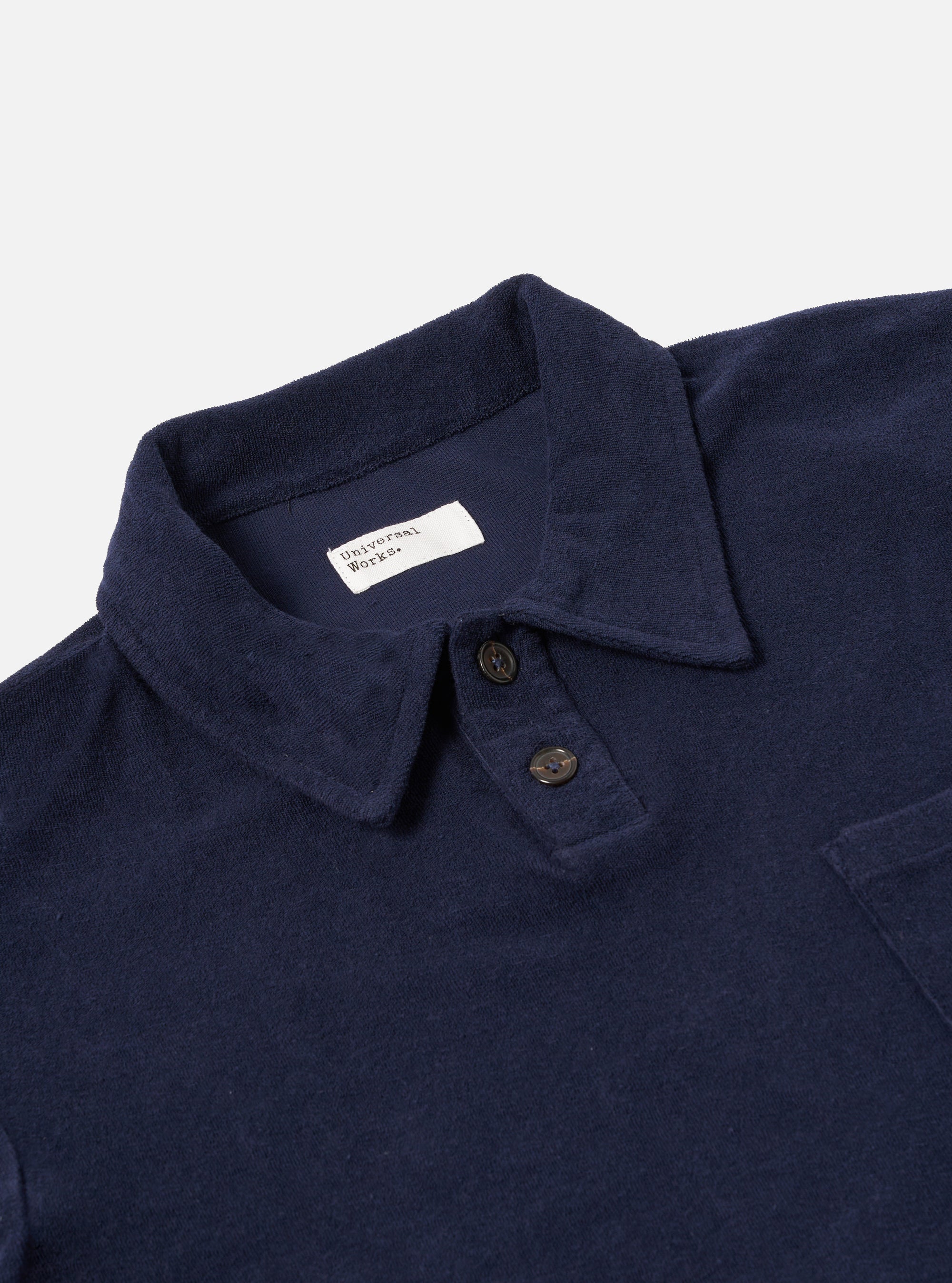 Bright Navy Light Weight Terry Newlyn Polo