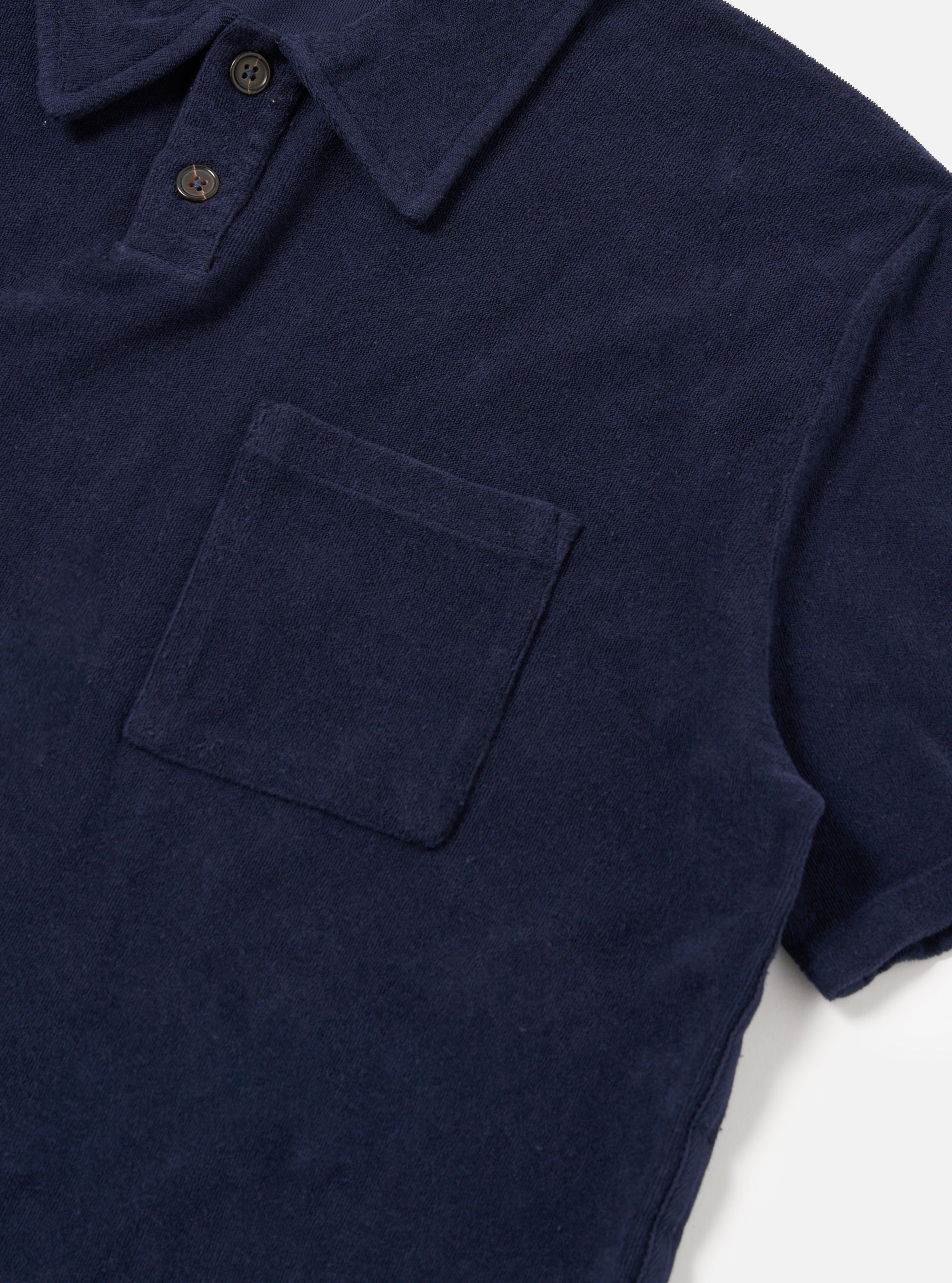 Bright Navy Light Weight Terry Newlyn Polo