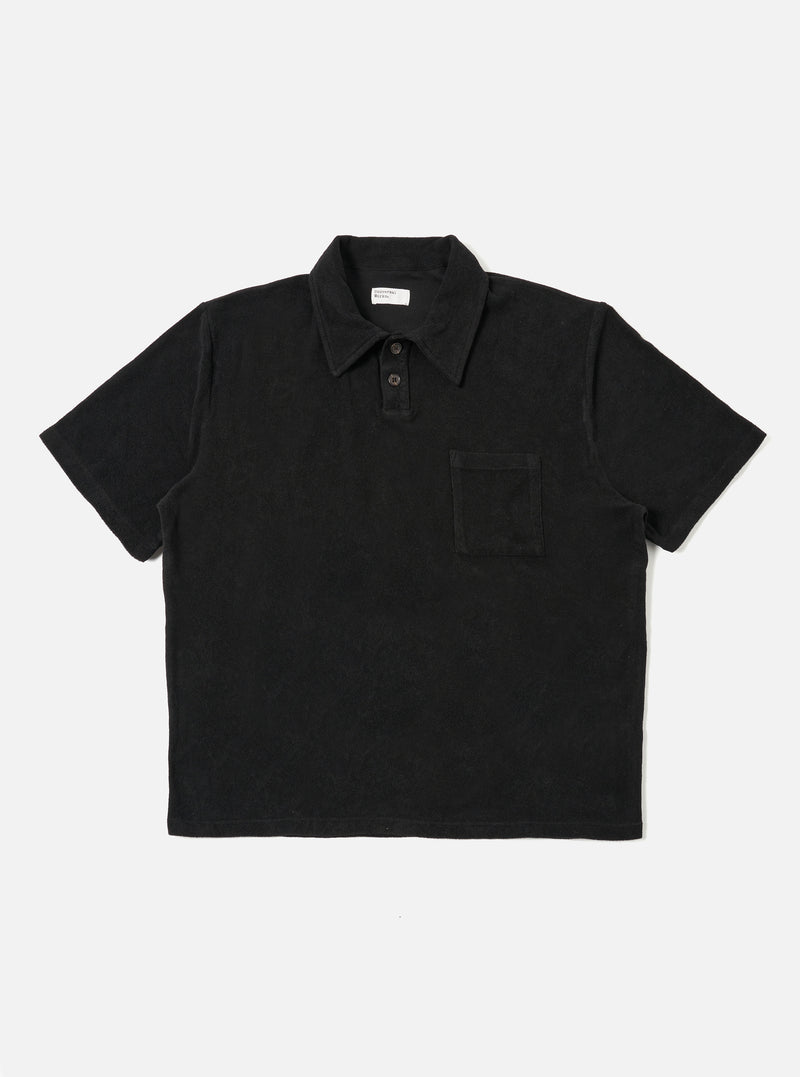 Black Light Weight Terry Newlyn Polo