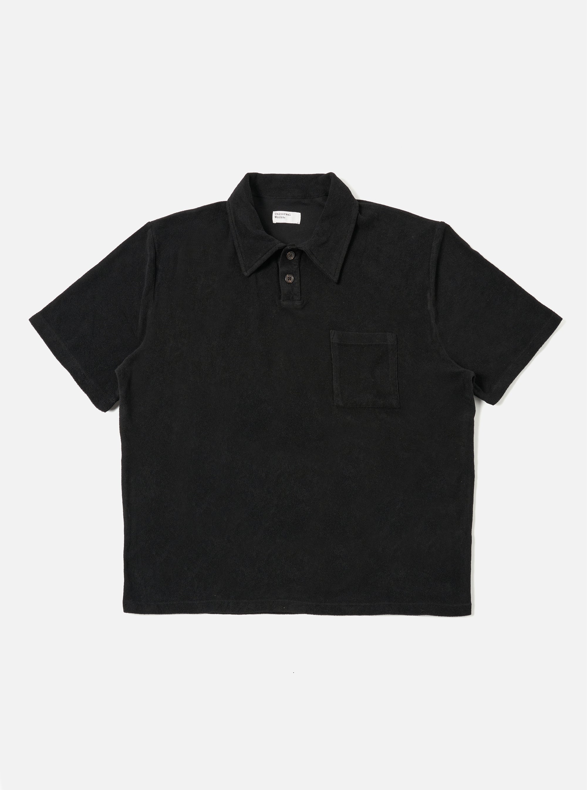 Black Light Weight Terry Newlyn Polo