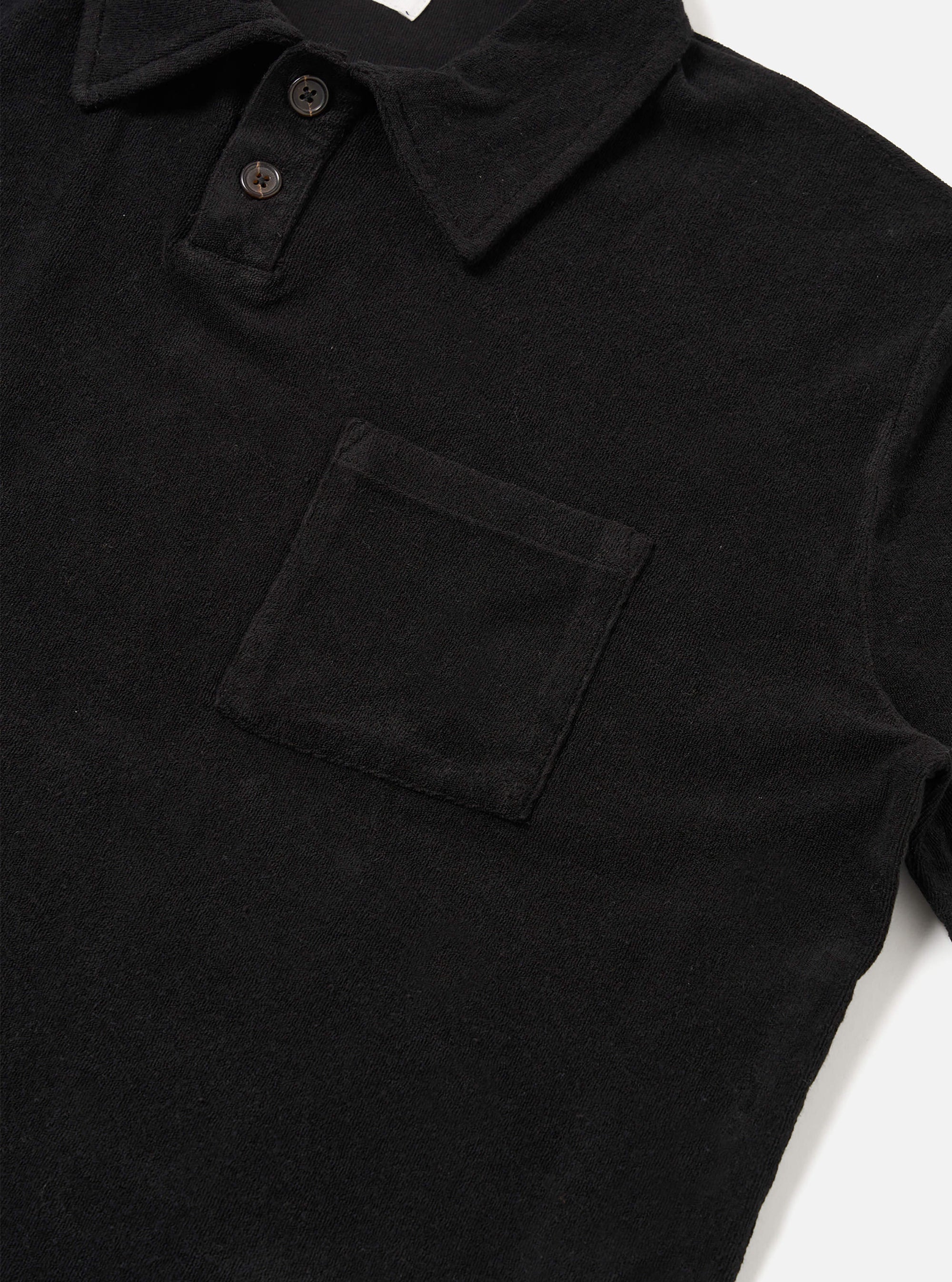 Black Light Weight Terry Newlyn Polo