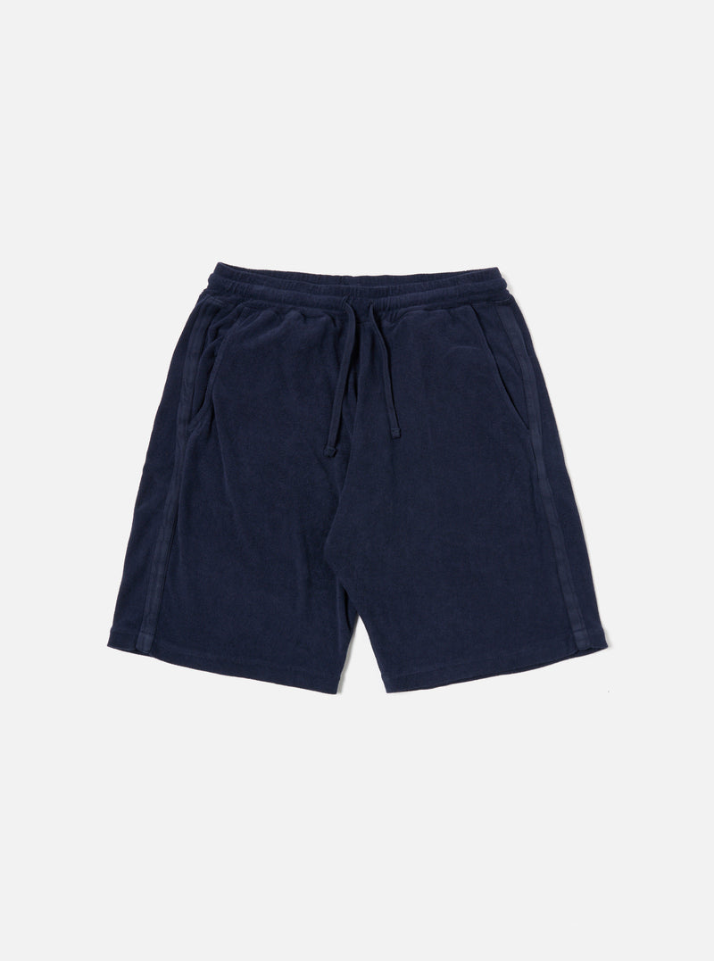 Bright Navy Light Weight Terry Simple Short