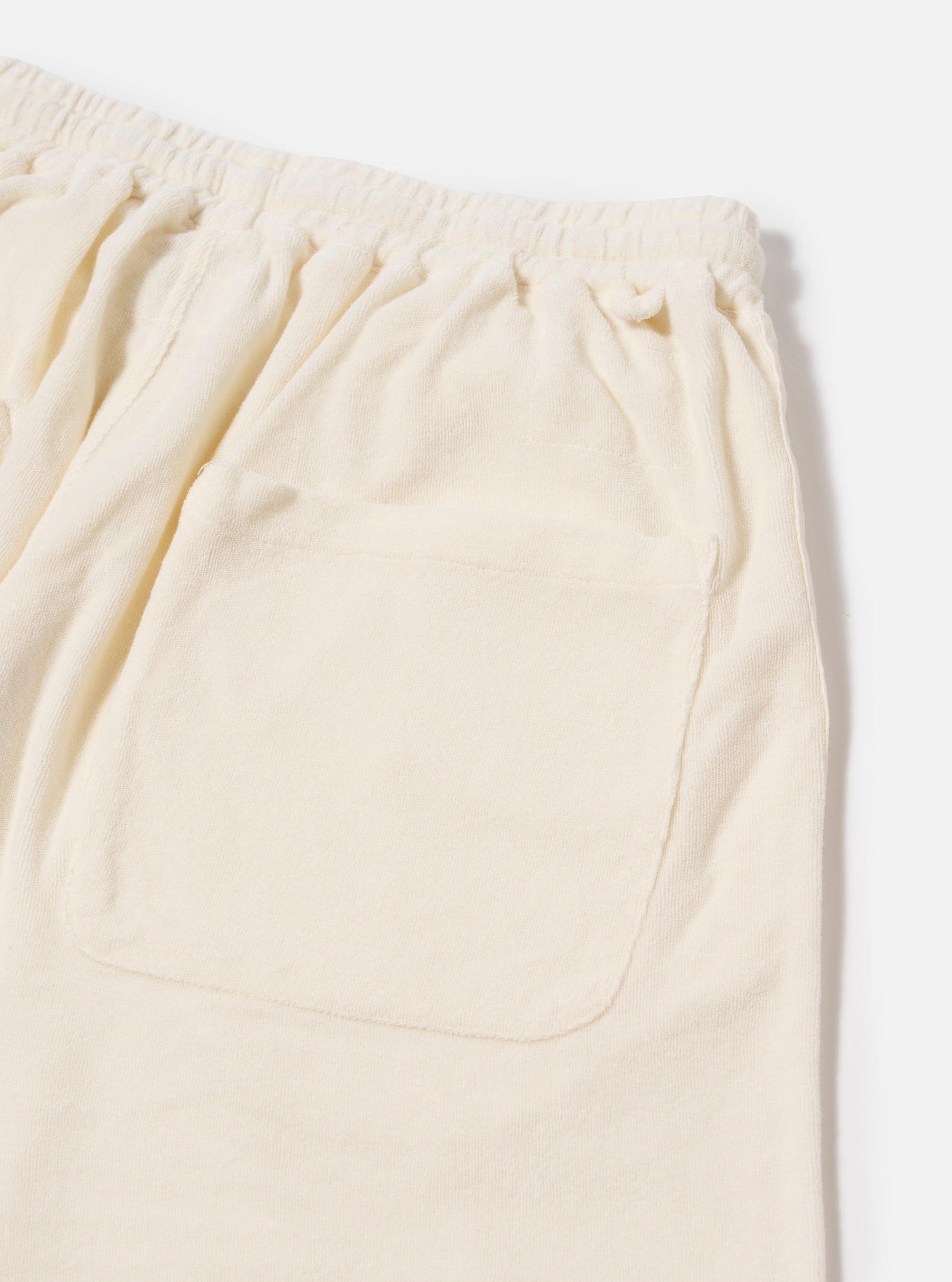 Ecru Light Weight Terry Simple Short