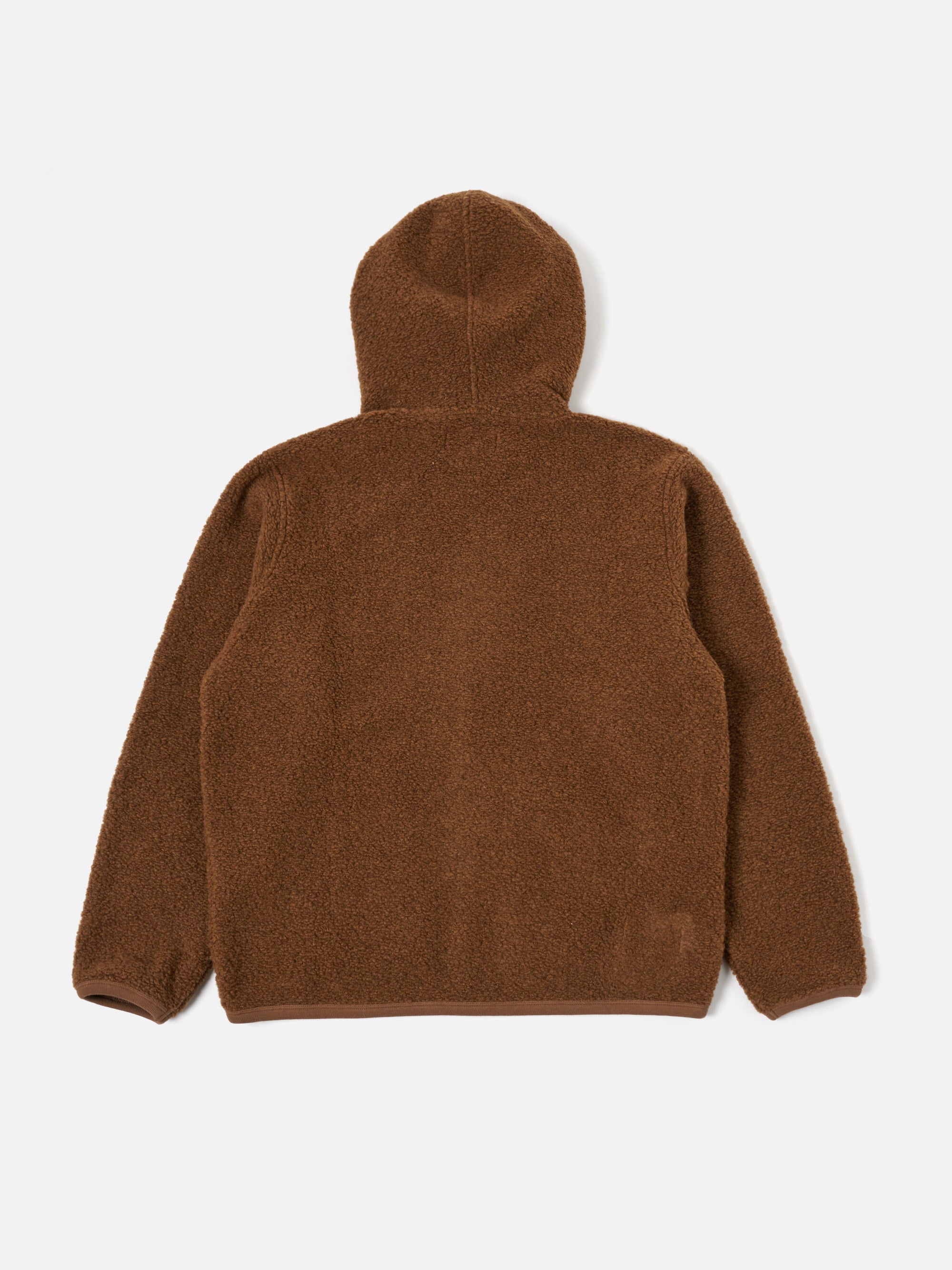 Brown Alvar Fleece Travel Hoodie