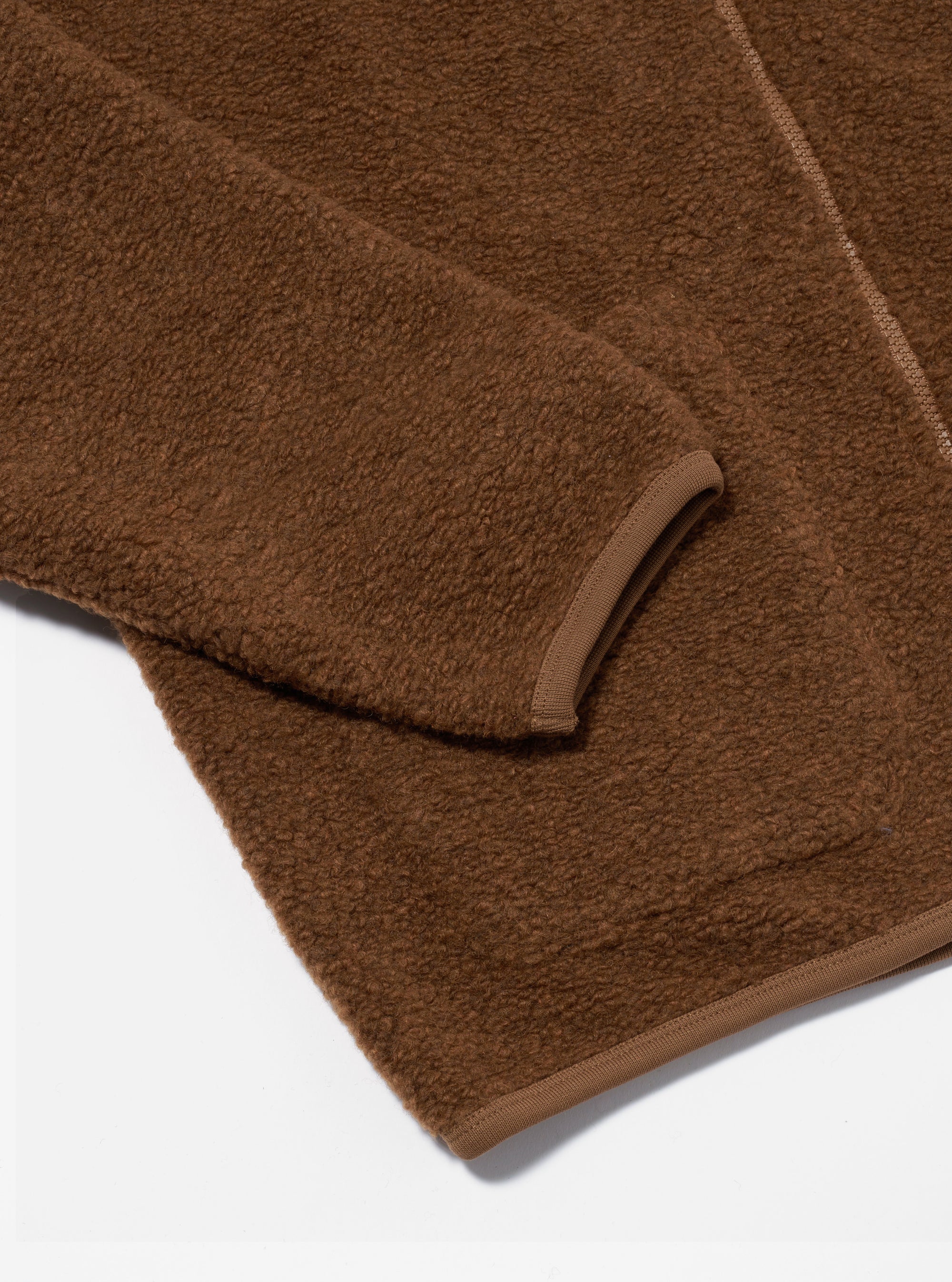 Brown Alvar Fleece Travel Hoodie
