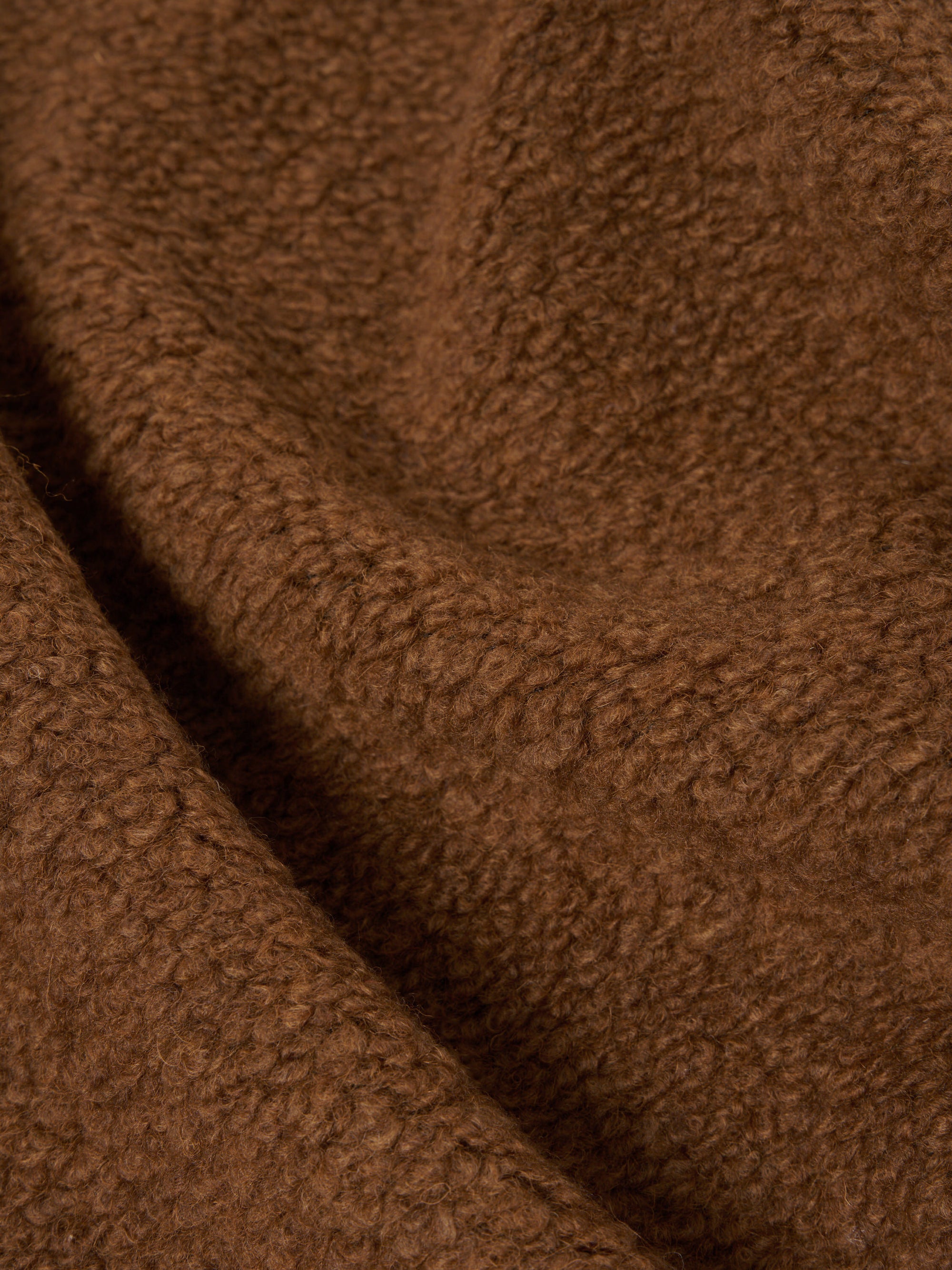 Brown Alvar Fleece Travel Hoodie