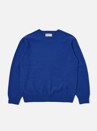 Bold Blue Coast Knit Seamless Crew
