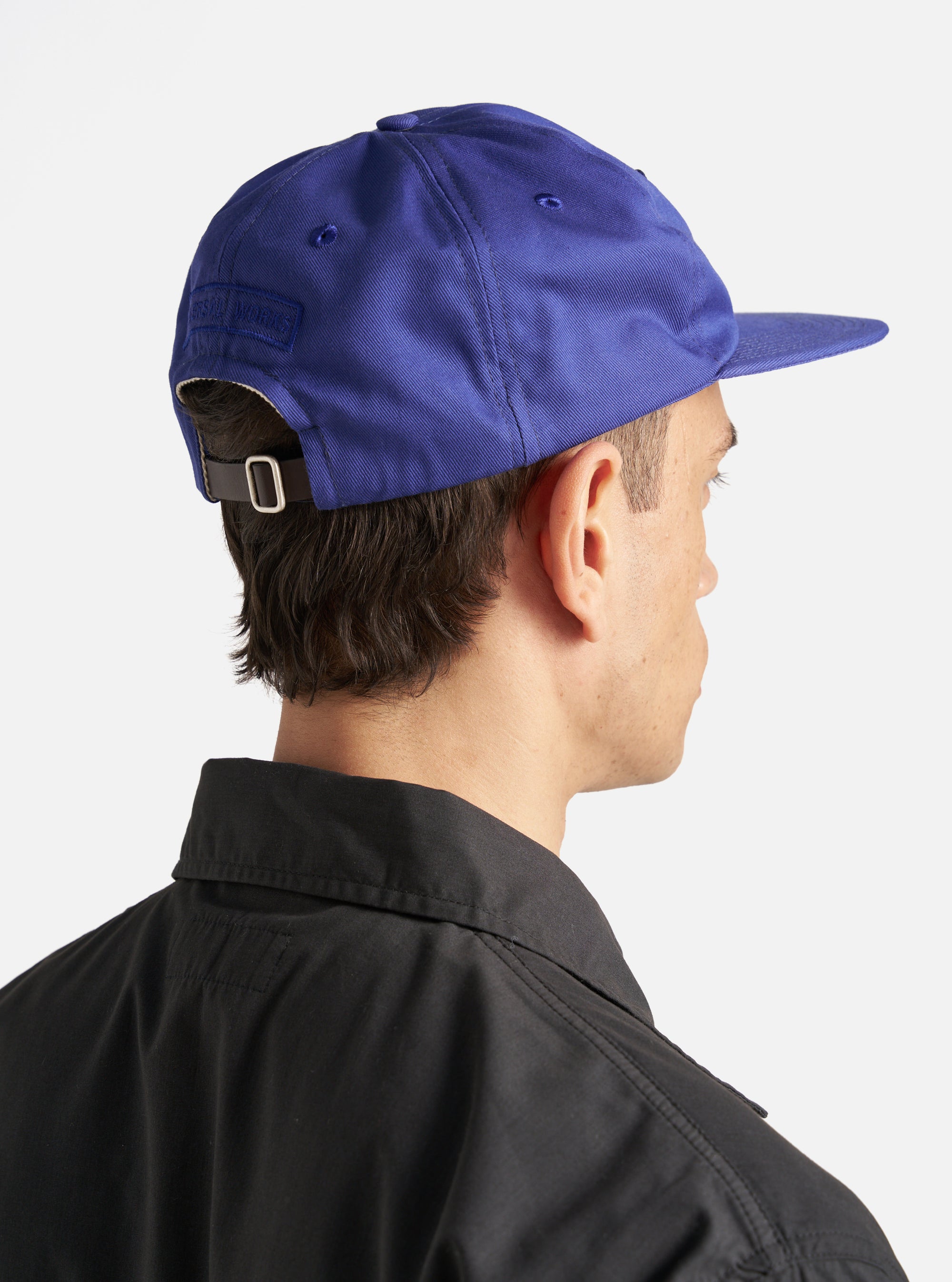Bright Navy Twill Cotton Baseball Hat