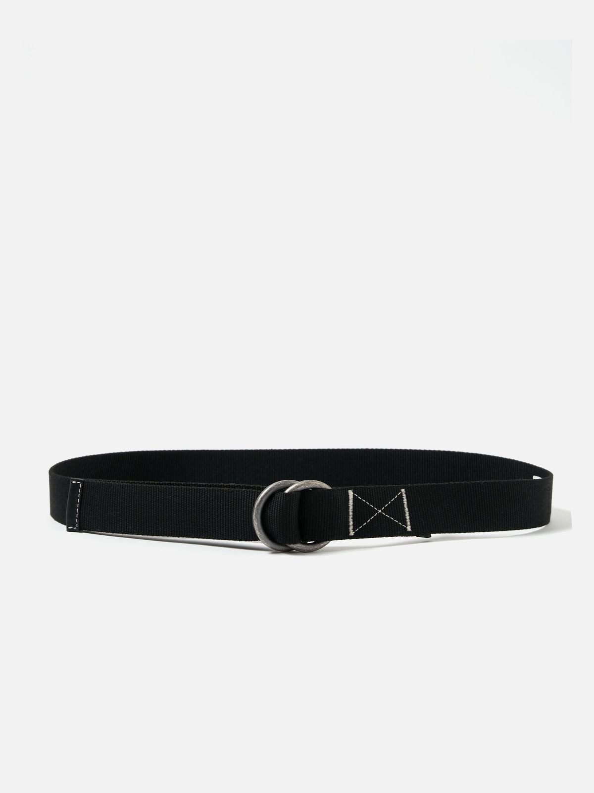 Black Canvas O Ring Belt
