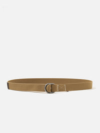 Dark Sand Canvas O Ring Belt
