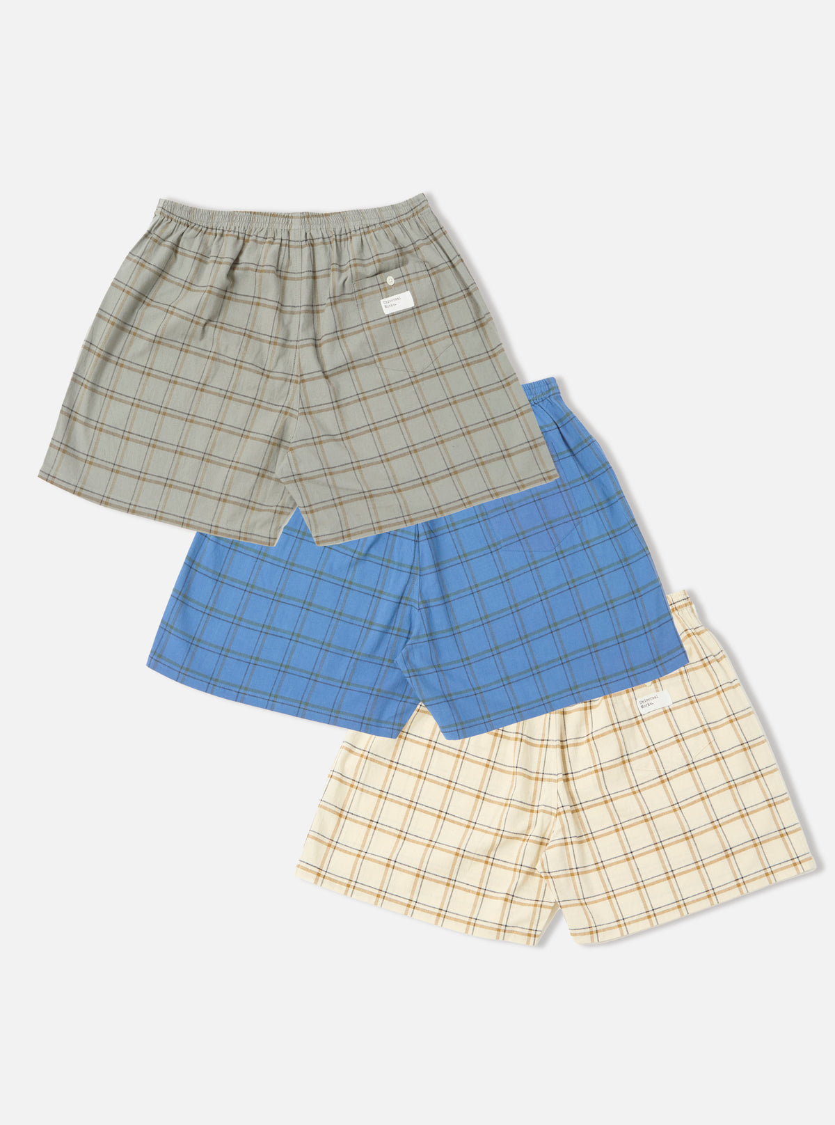 Multi PJ Plaid 3 Pack Boxer Short