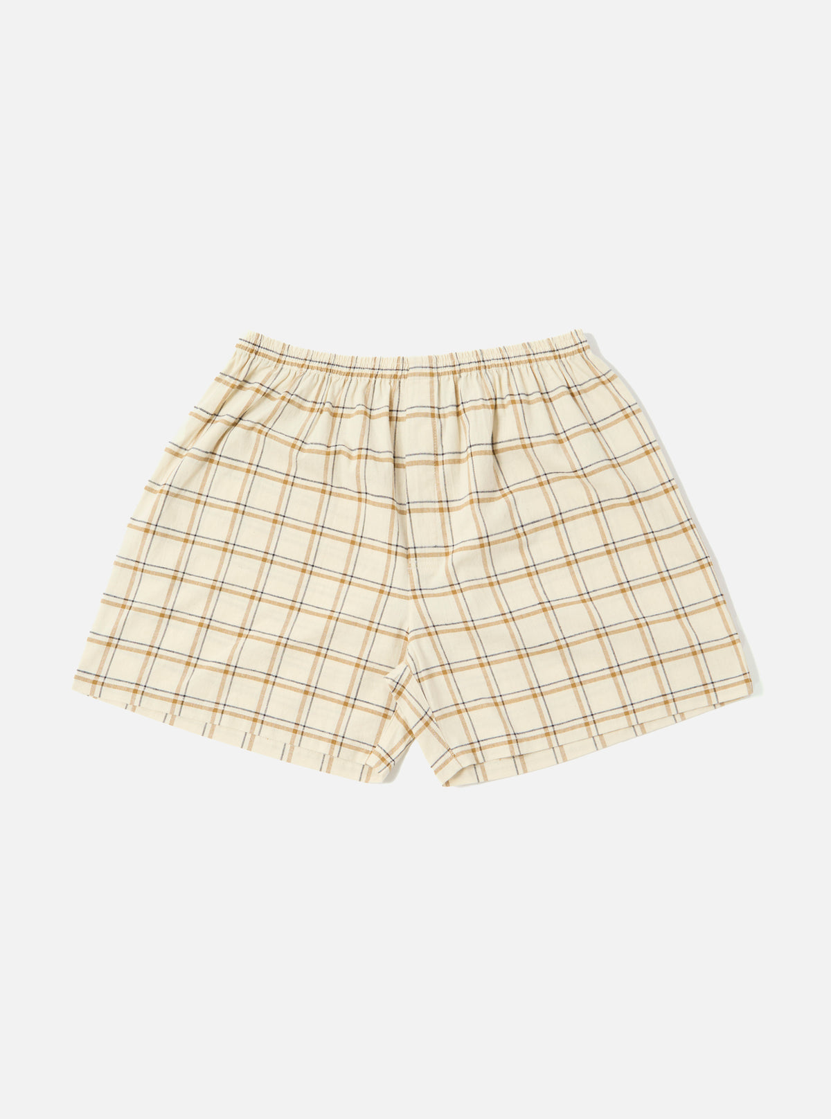 Ecru PJ Plaid Boxer Short