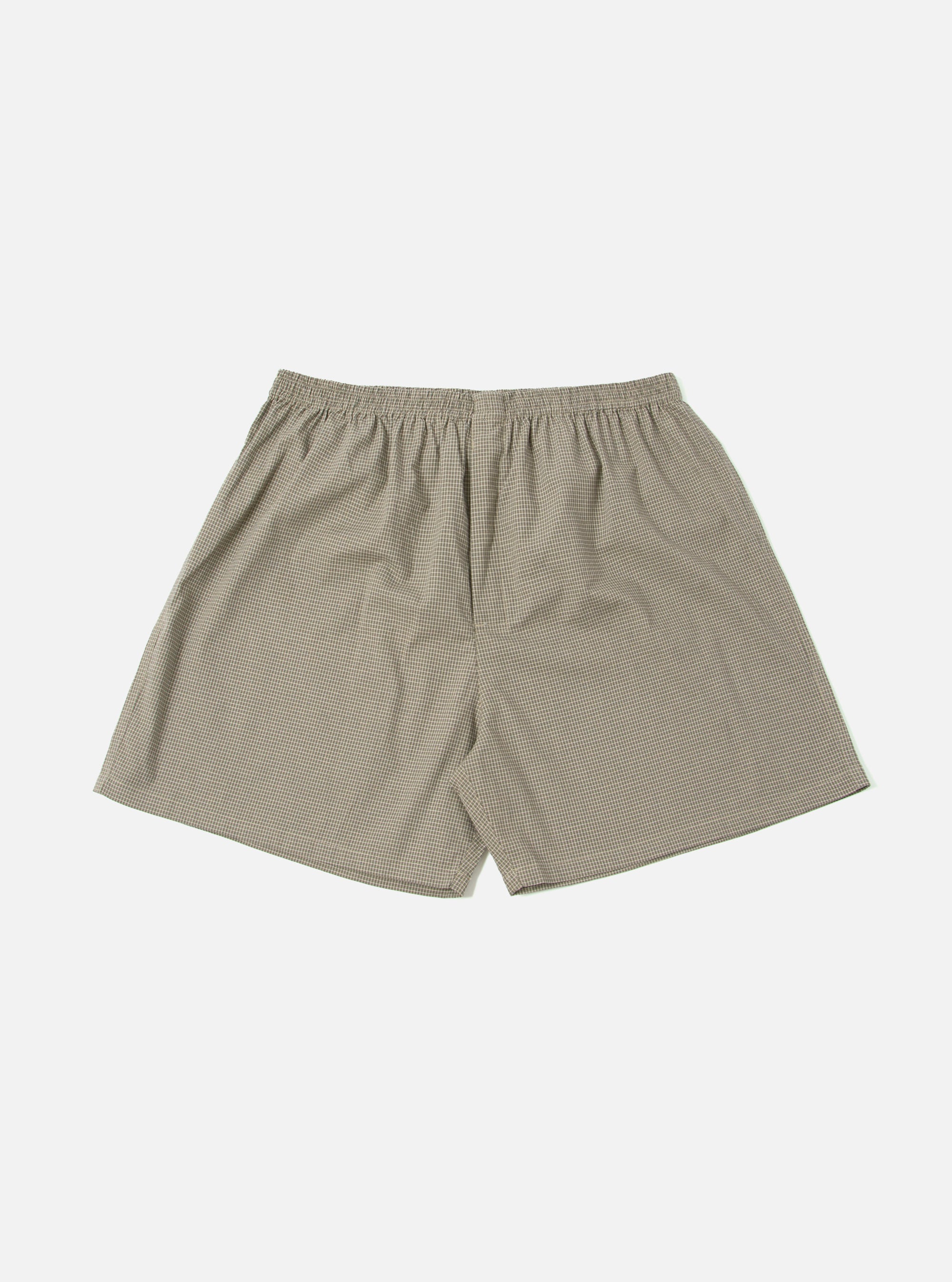 Green Tiny Check Boxer Short