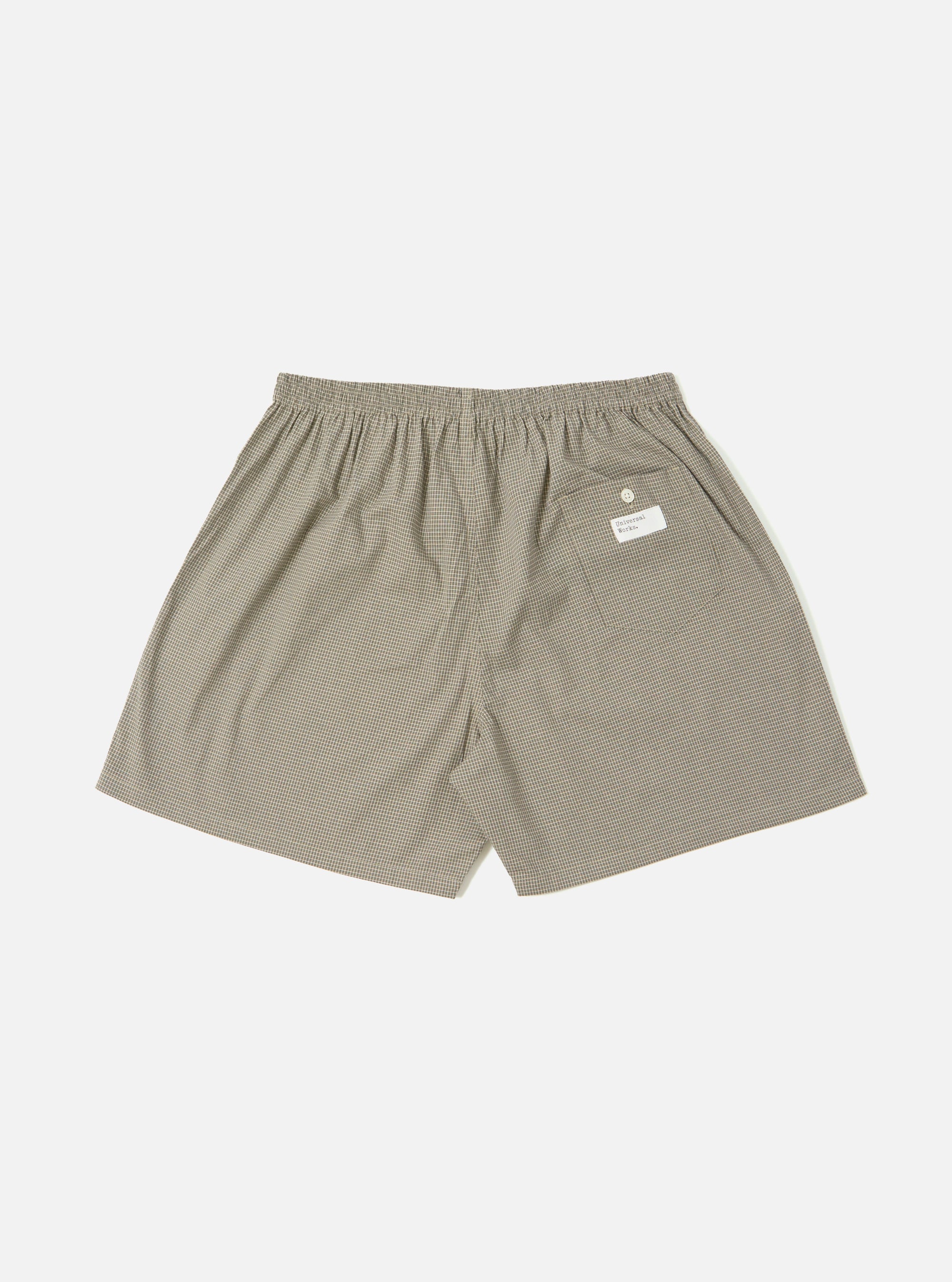 Green Tiny Check Boxer Short