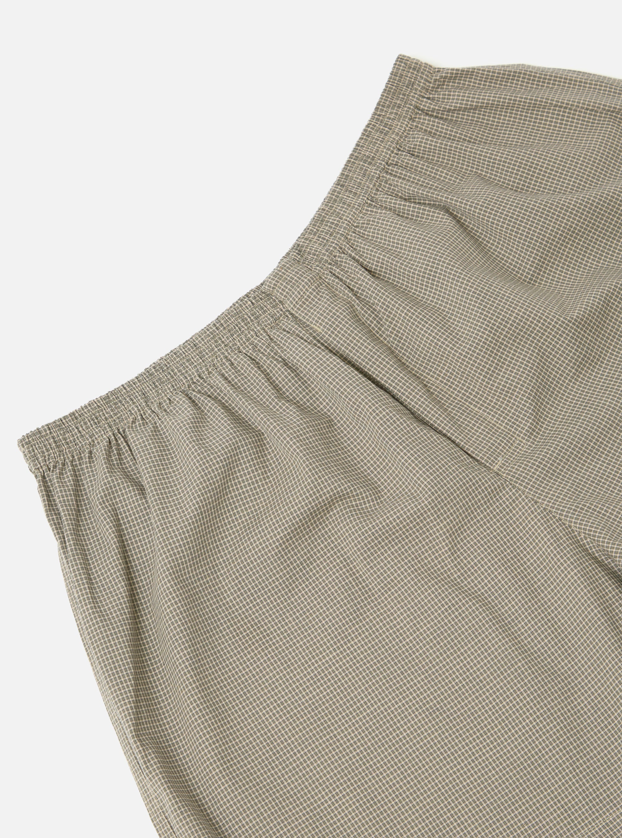 Green Tiny Check Boxer Short