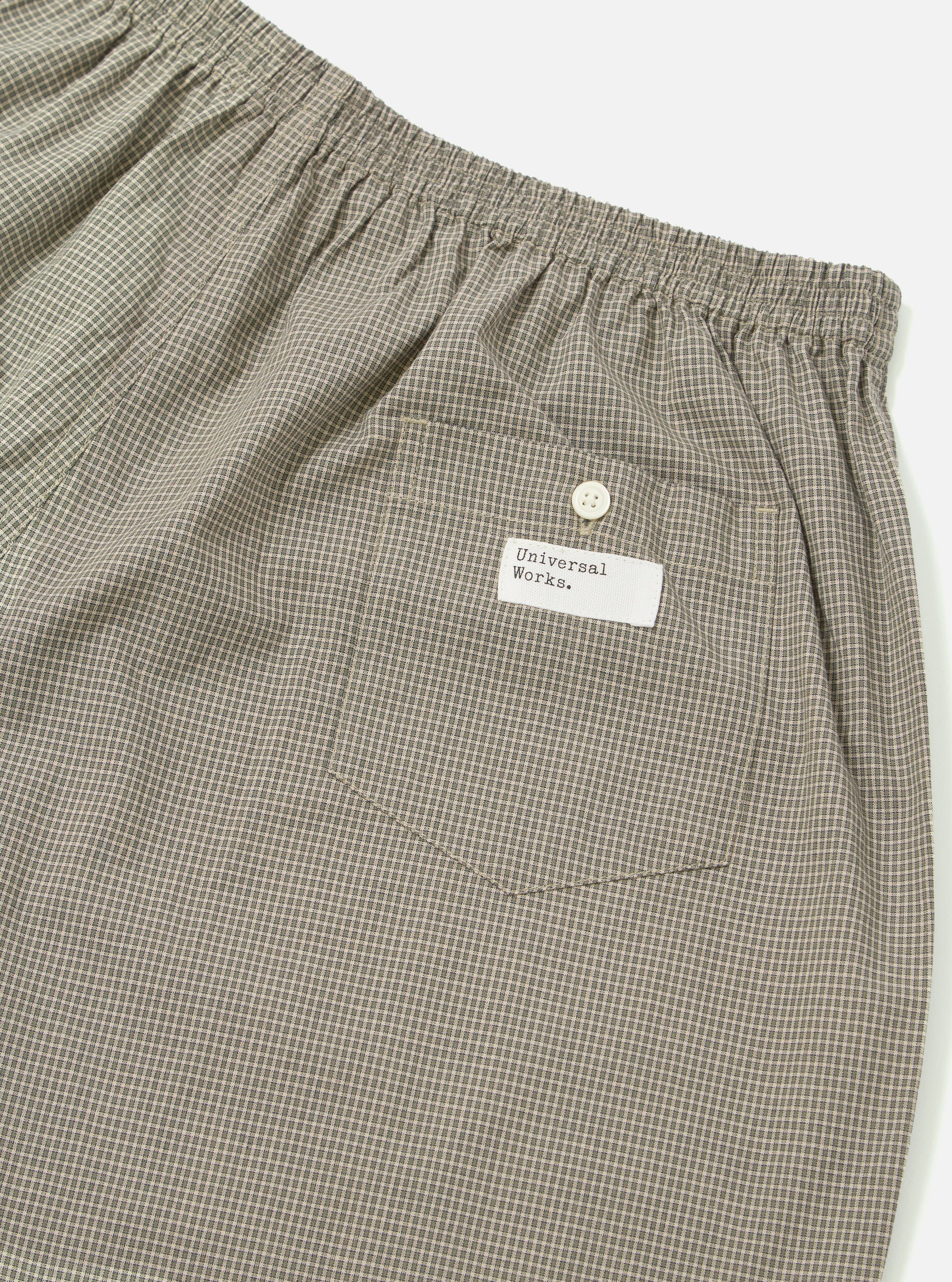 Green Tiny Check Boxer Short