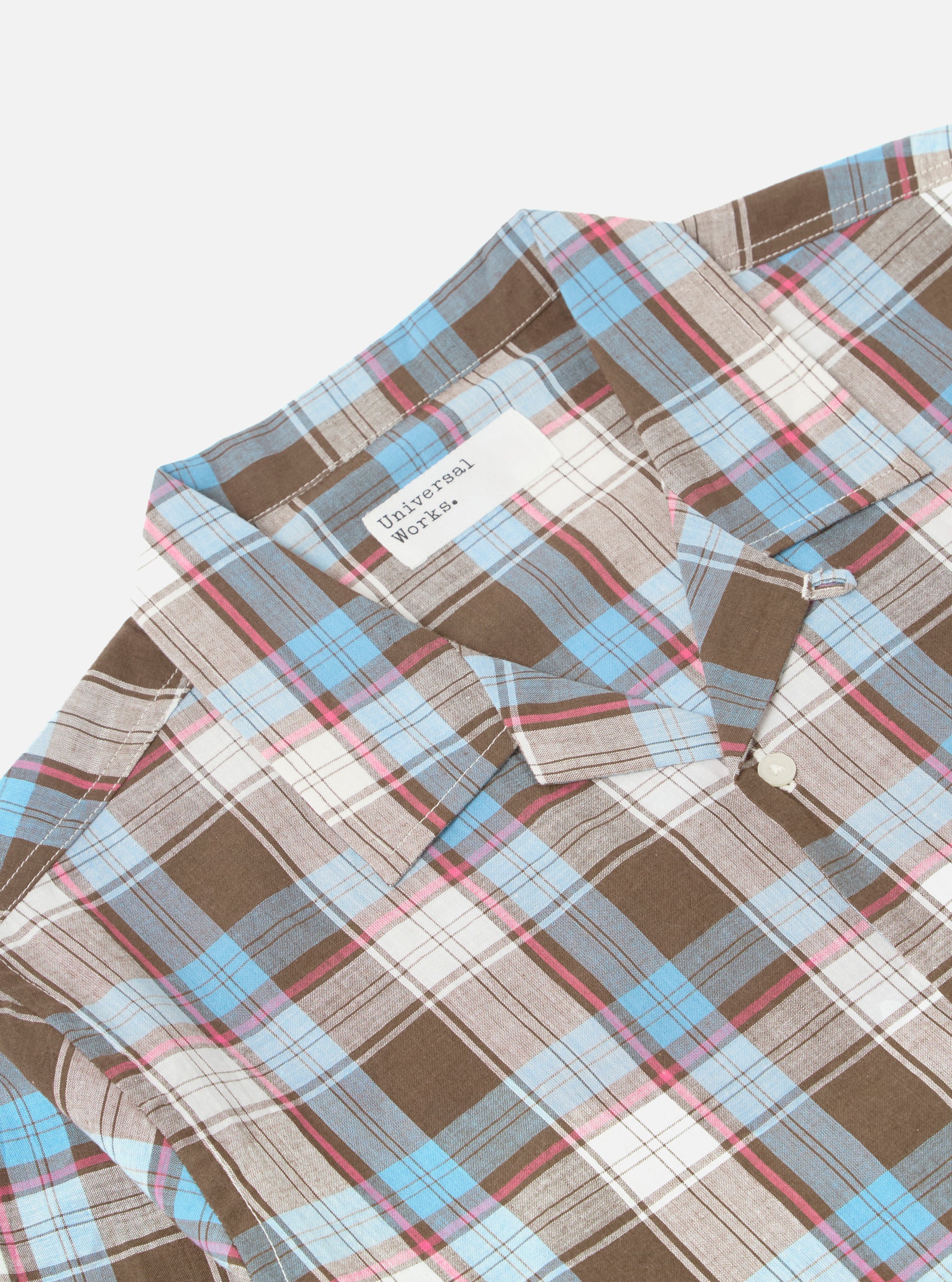 Blue/Brown Check 3 Long Pyjama Set