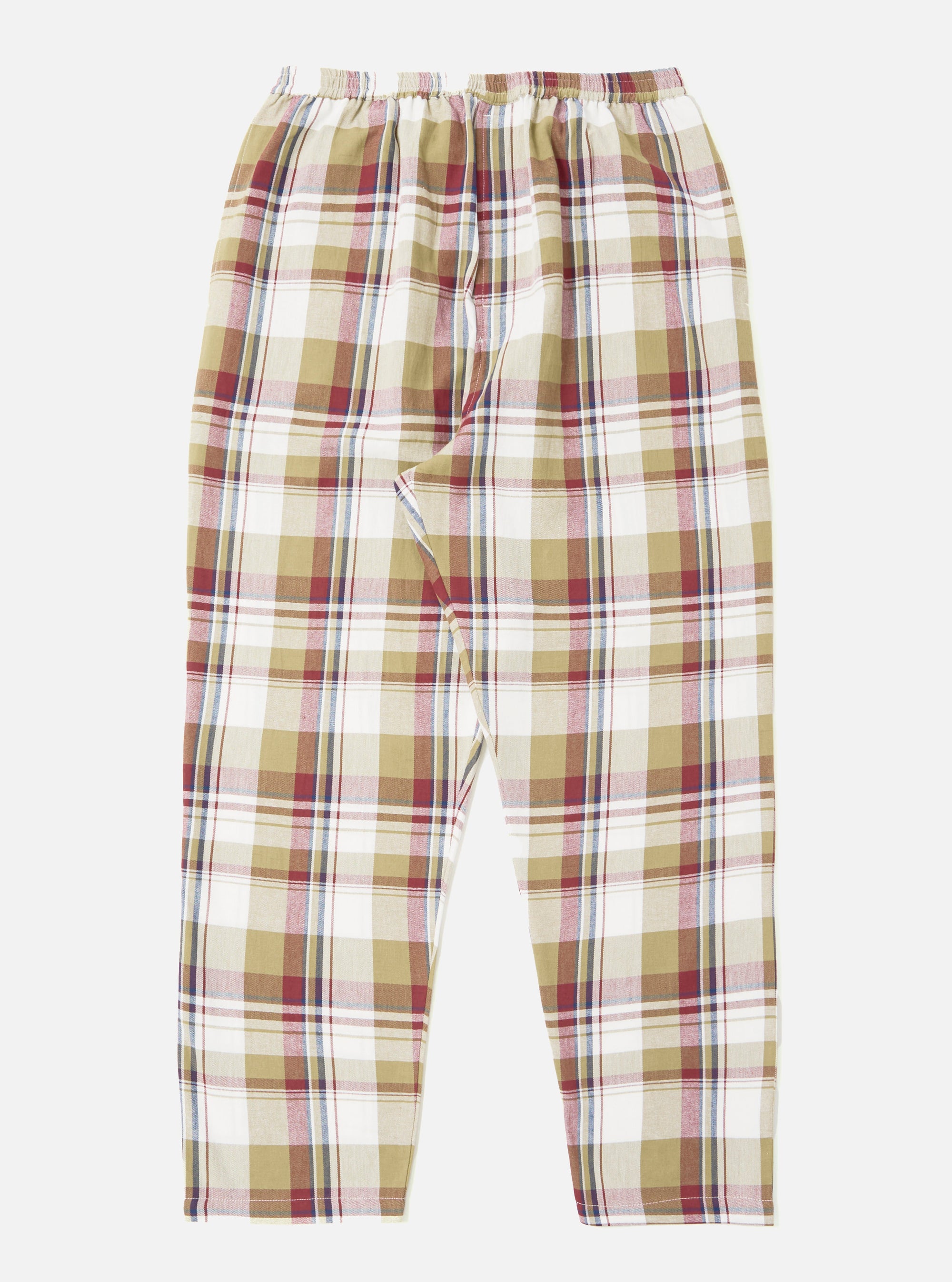 Red/Brown Kip Check Long Pyjama Set