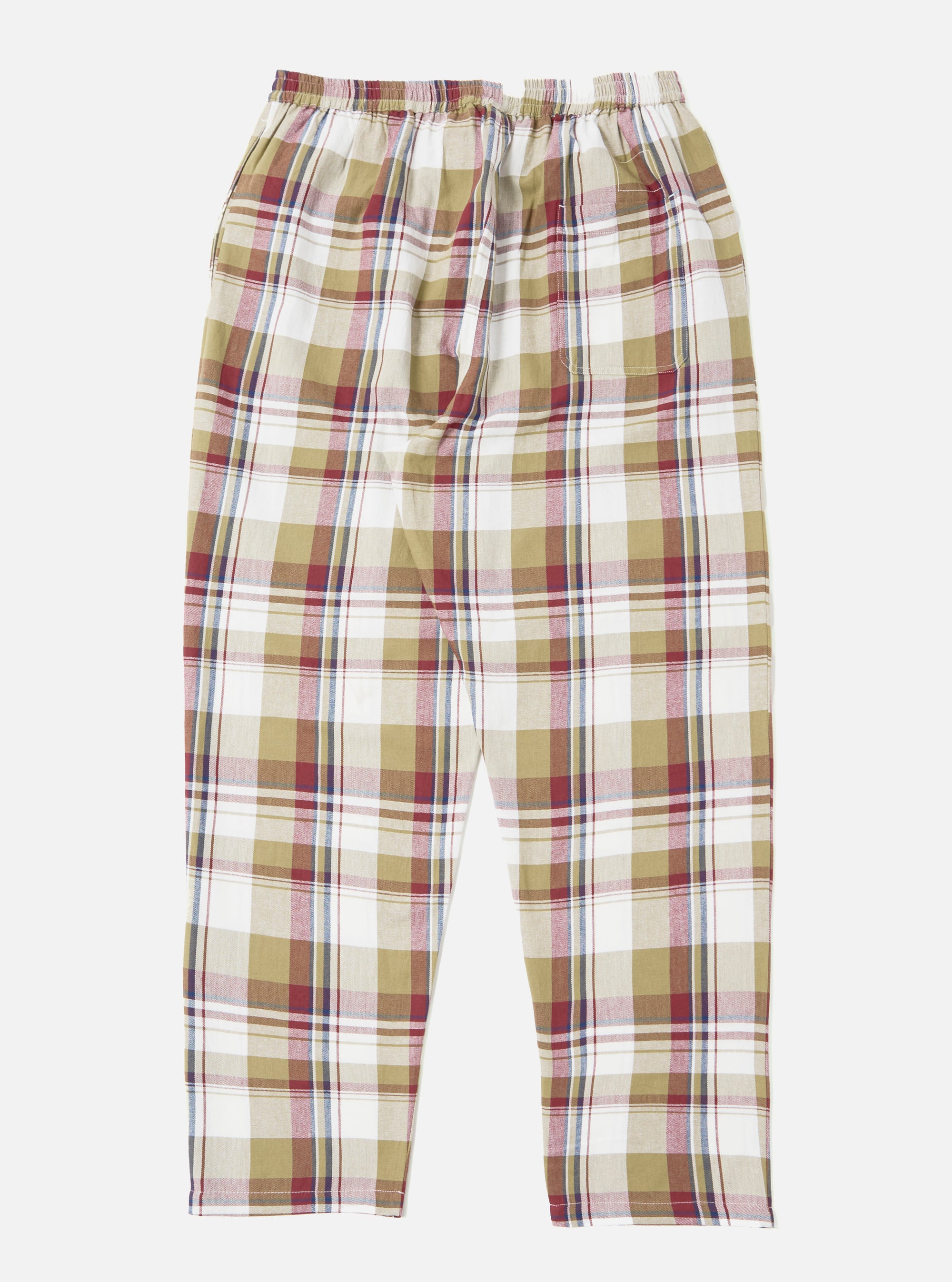 Red/Brown Kip Check Long Pyjama Set