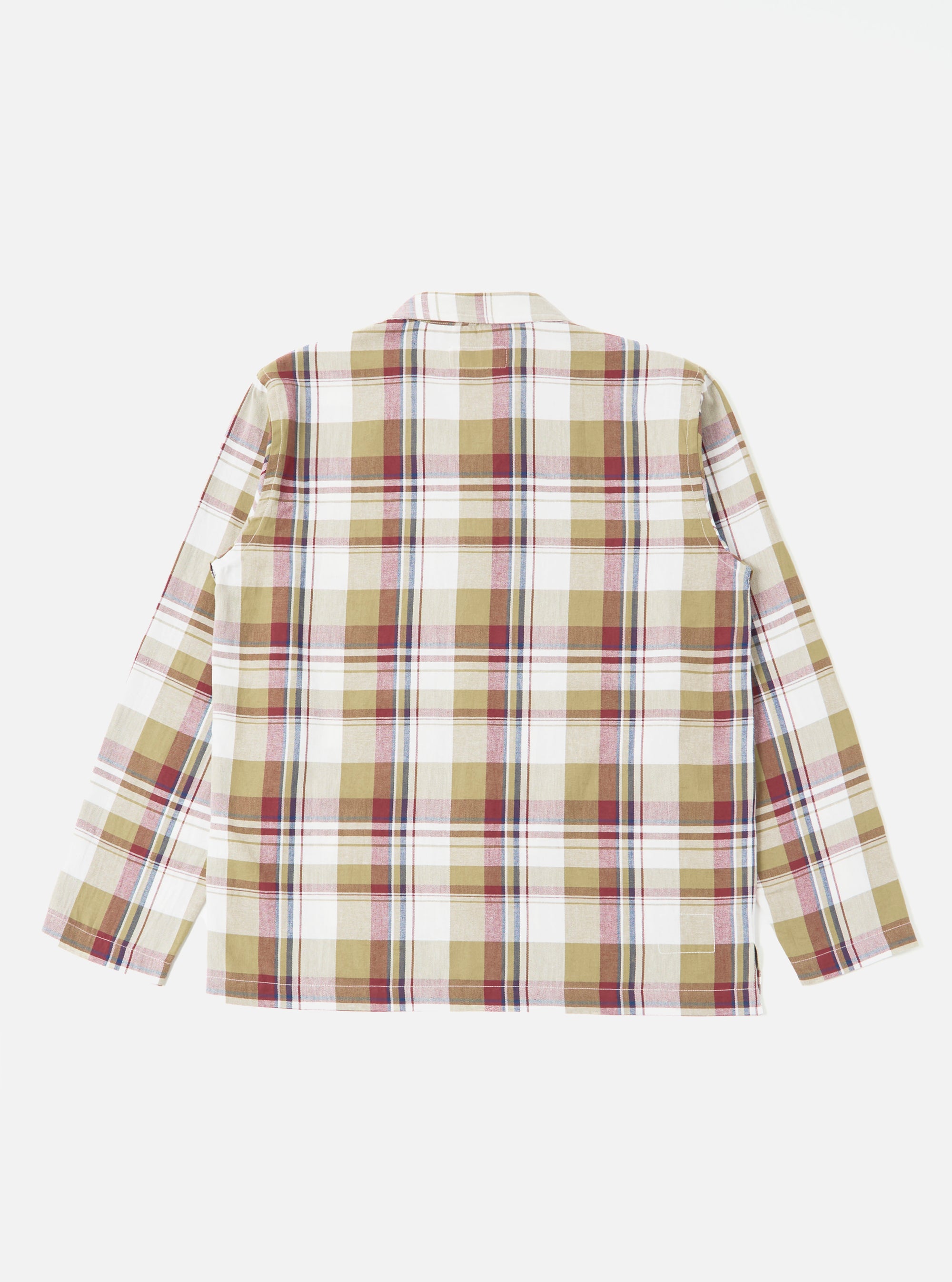 Red/Brown Kip Check Long Pyjama Set