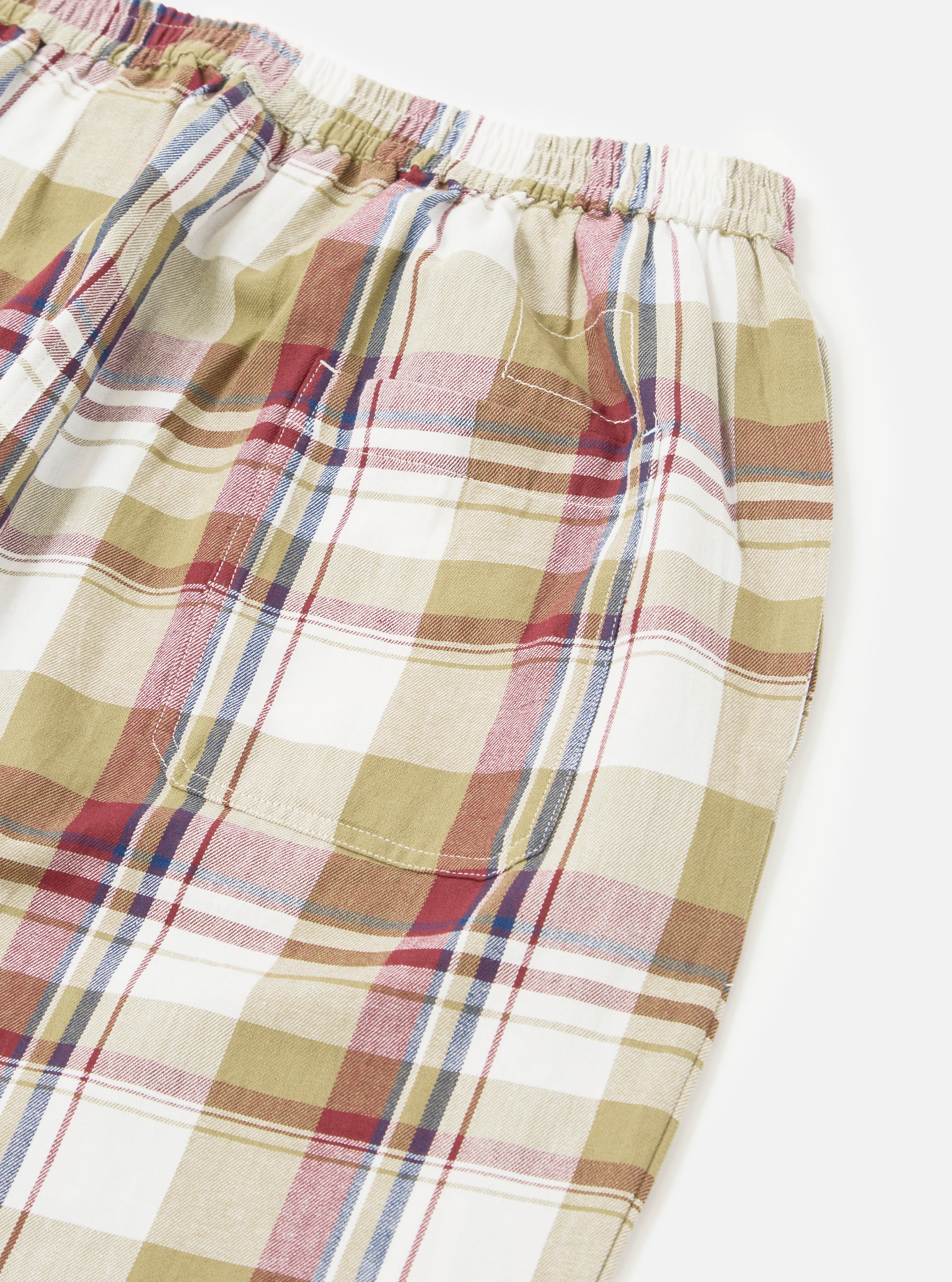 Red/Brown Kip Check Long Pyjama Set