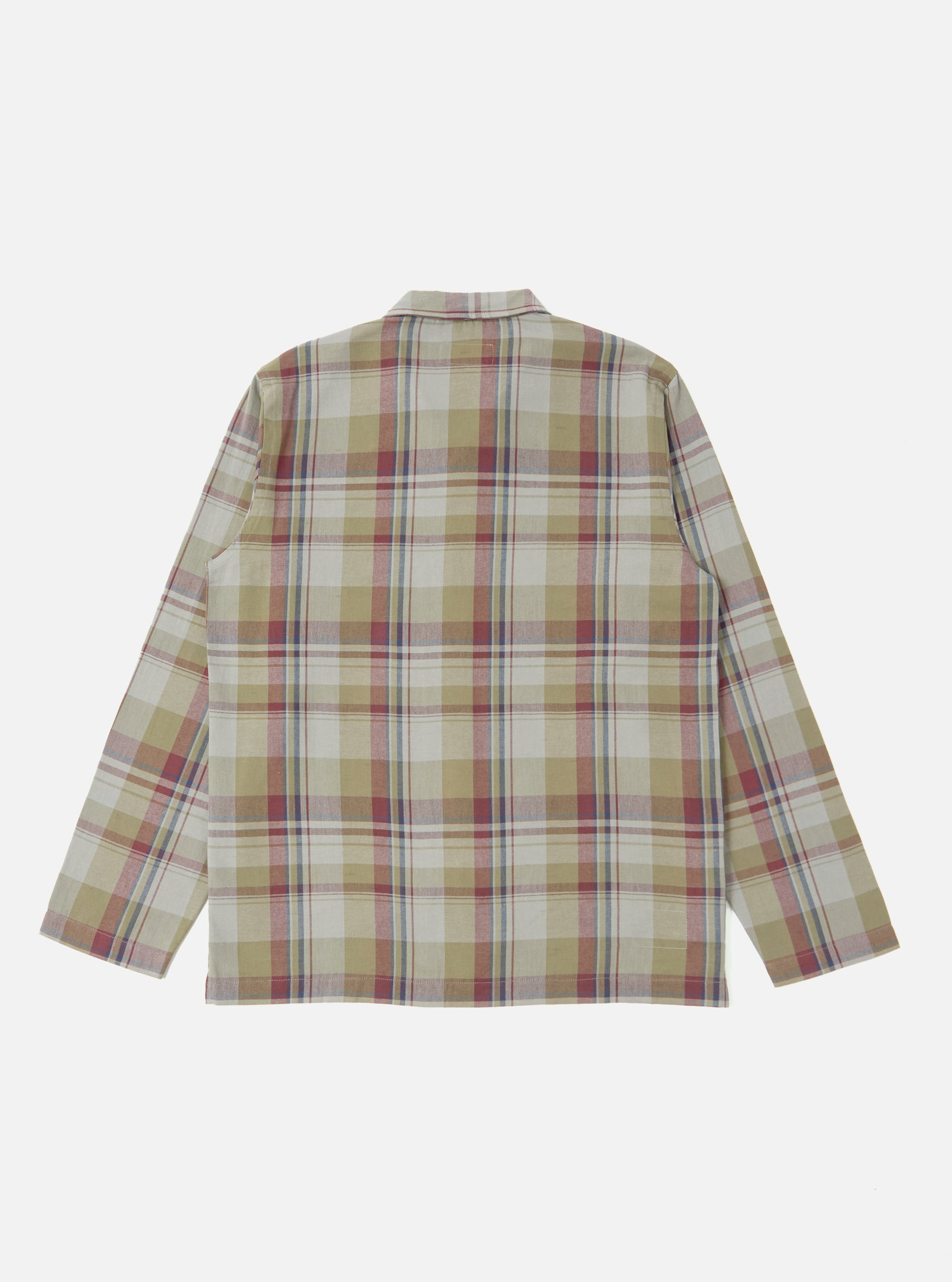 Green Kip Check Long Pyjama Set