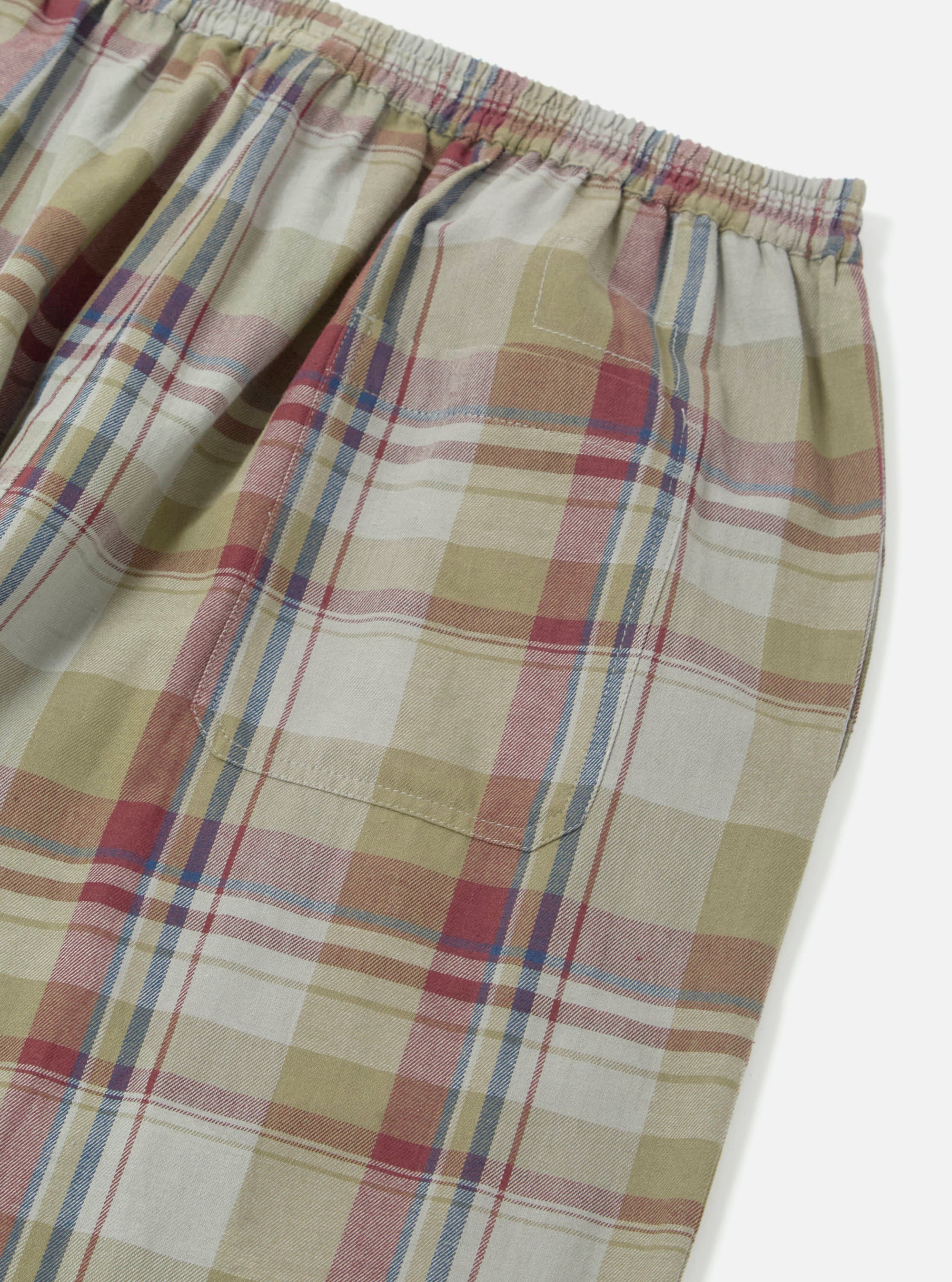 Green Kip Check Long Pyjama Set