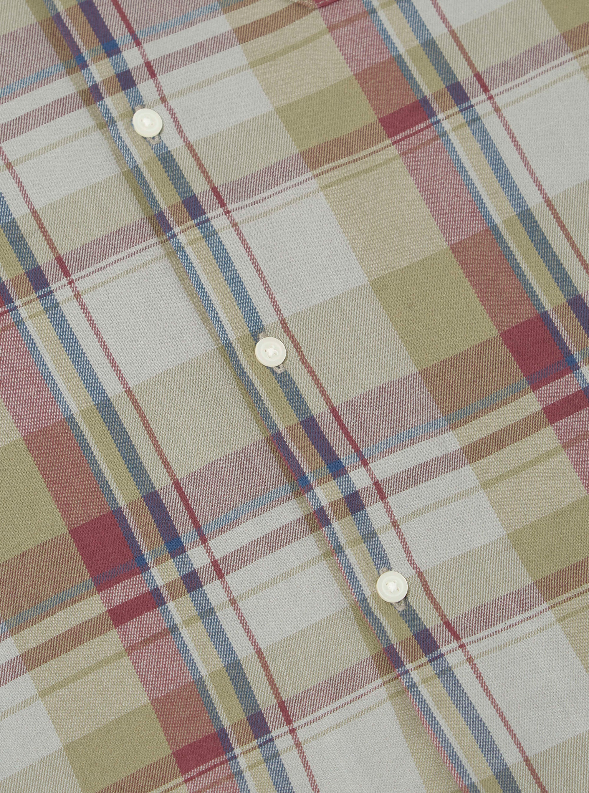 Green Kip Check Long Pyjama Set