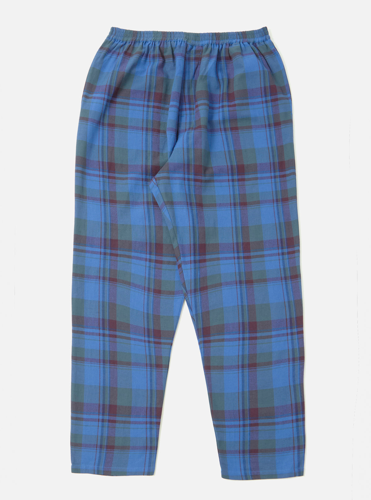 Blue Kip Check Long Pyjama Set