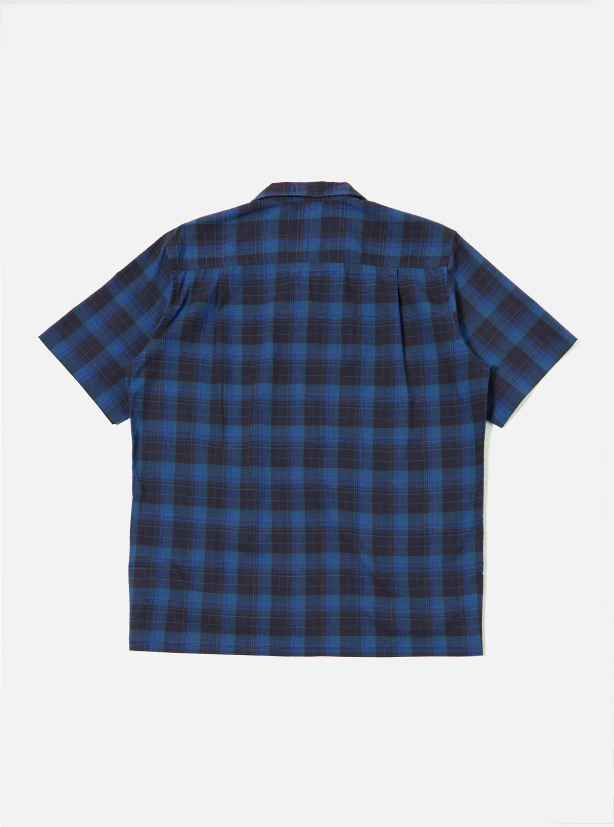 Navy/Blue Check Short Pyjama Set