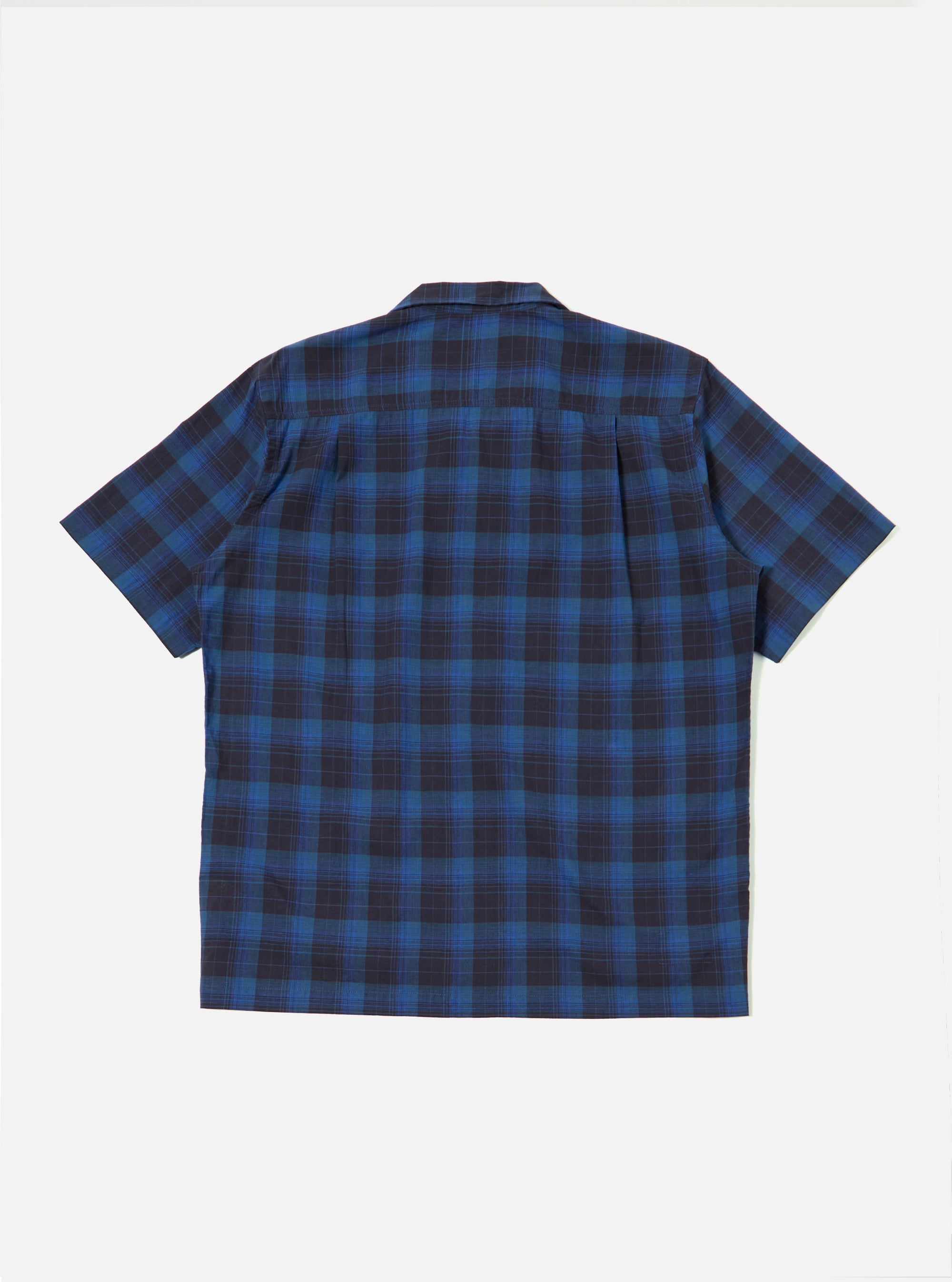 Navy/Blue Check Short Pyjama Set