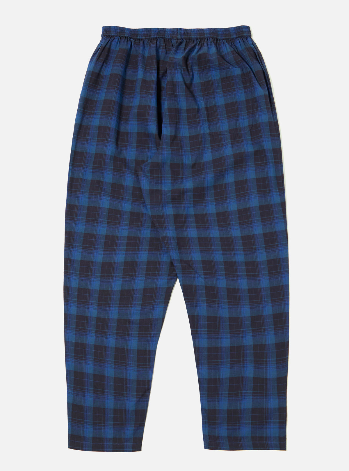Pj Check Pattern Navy/Blue Check Pyjama Pant – Universal Works