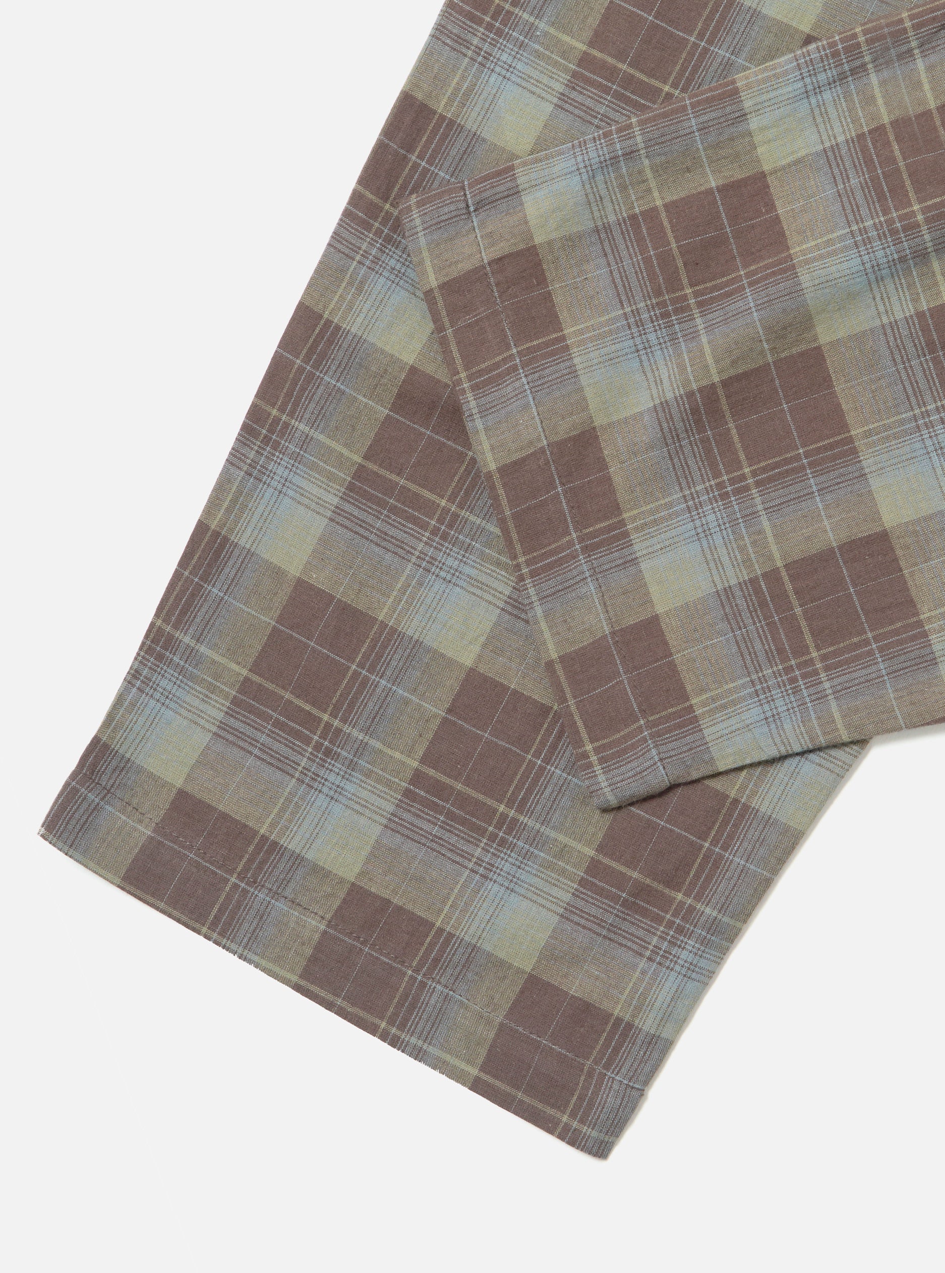 Green/Brown Check Pyjama Pant