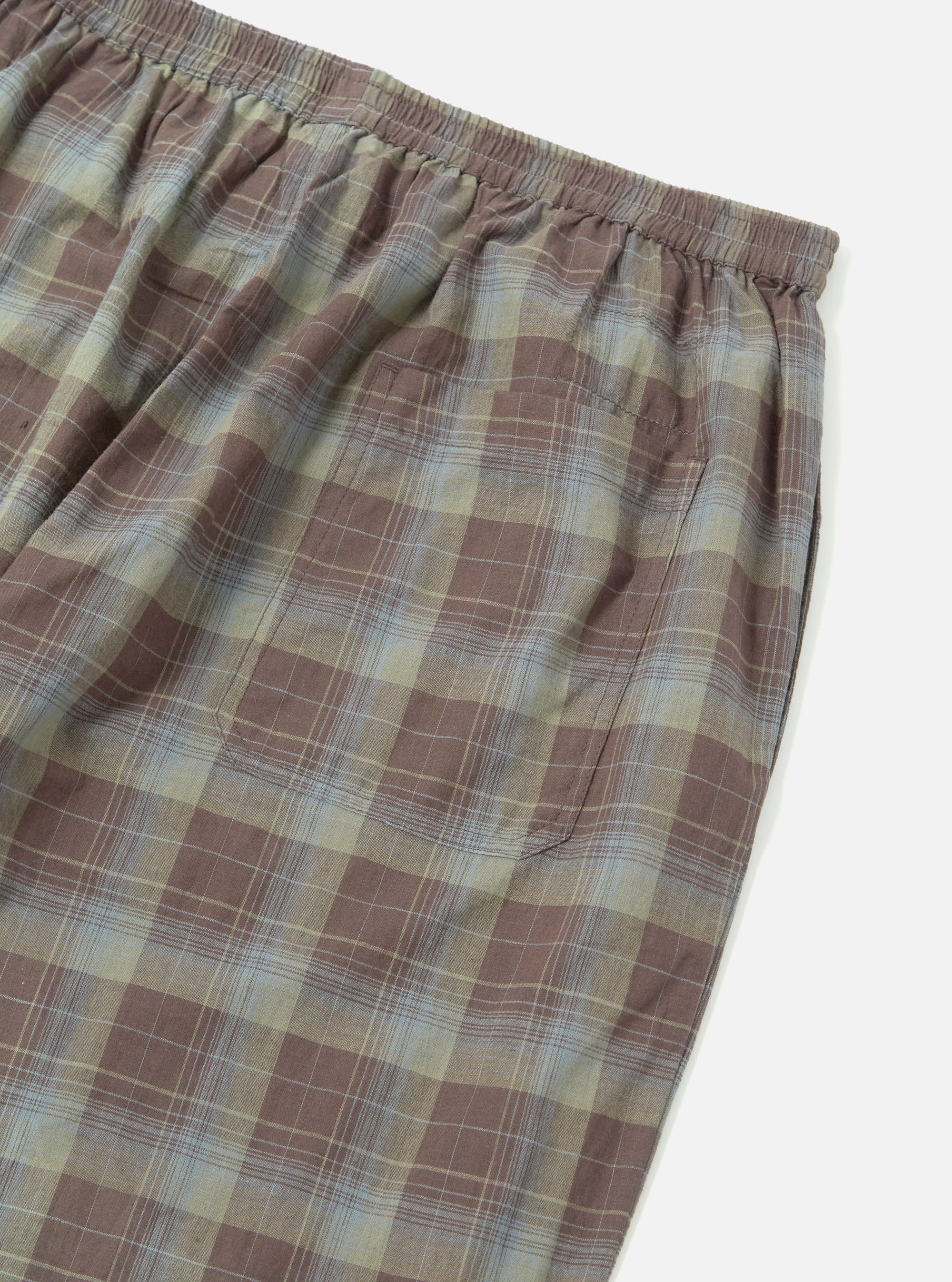 Green/Brown Check Pyjama Pant
