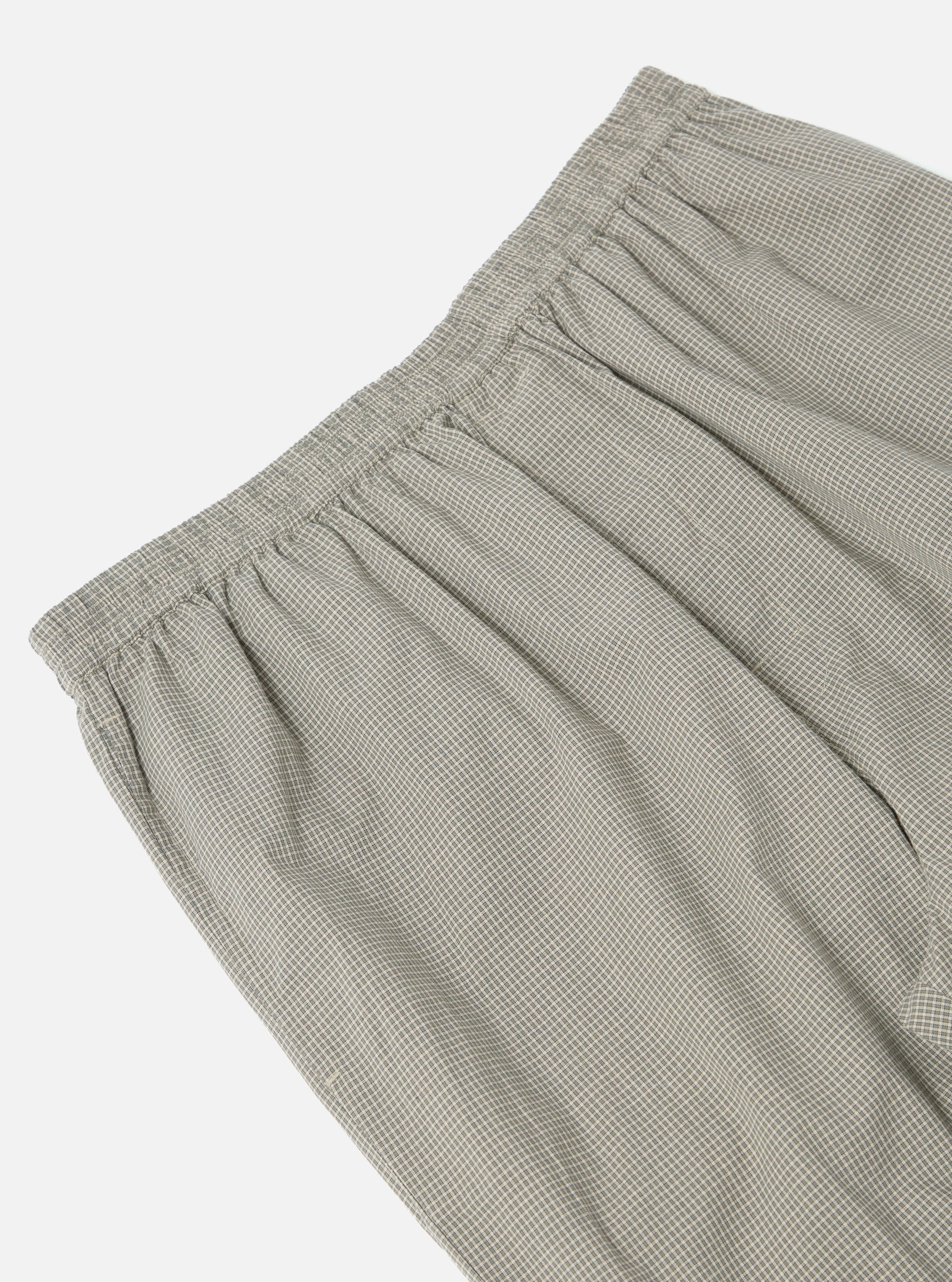 Green Tiny Check Pyjama Pant