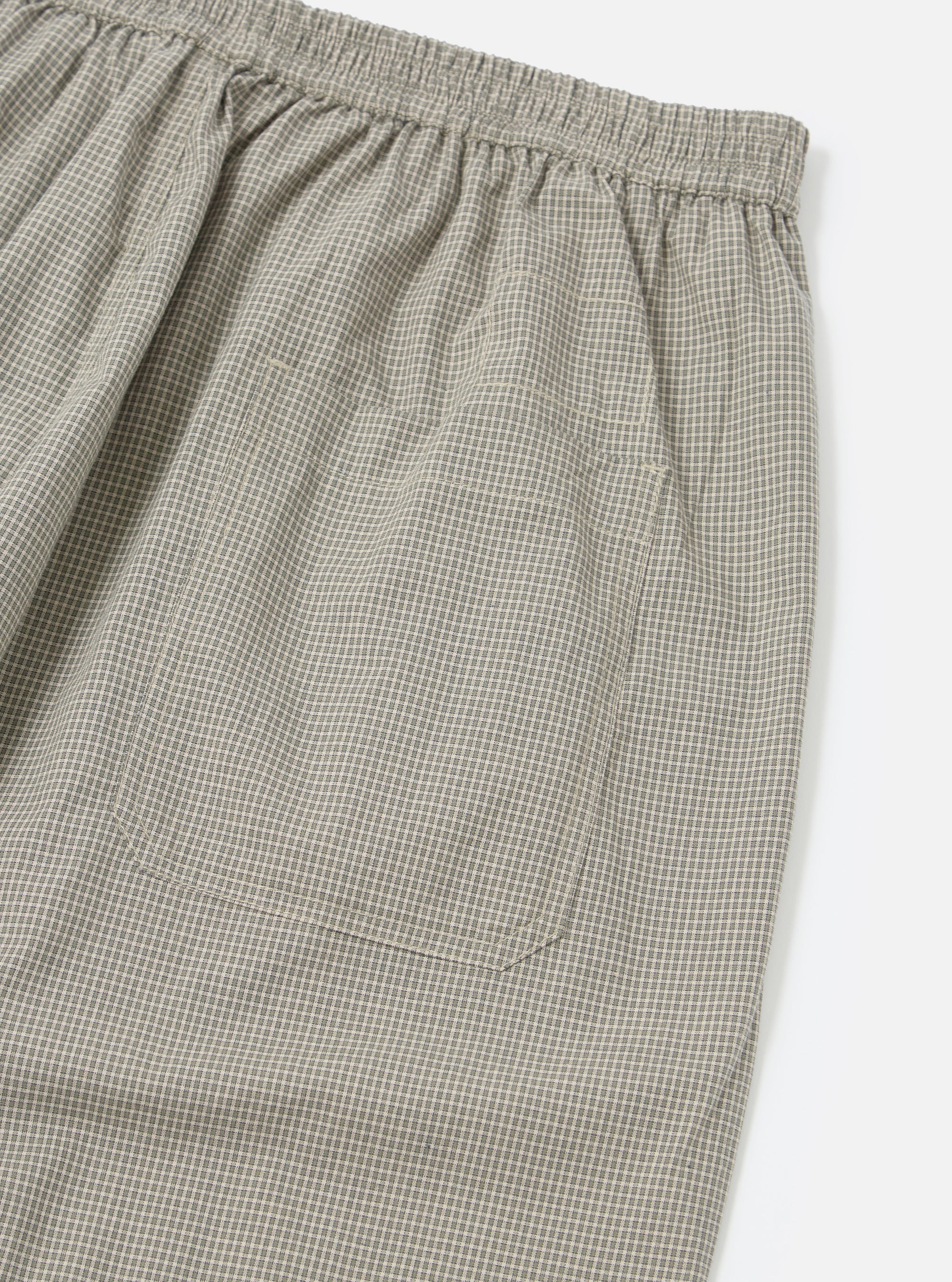 Green Tiny Check Pyjama Pant