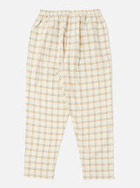 Ecru PJ Plaid Pyjama Pant