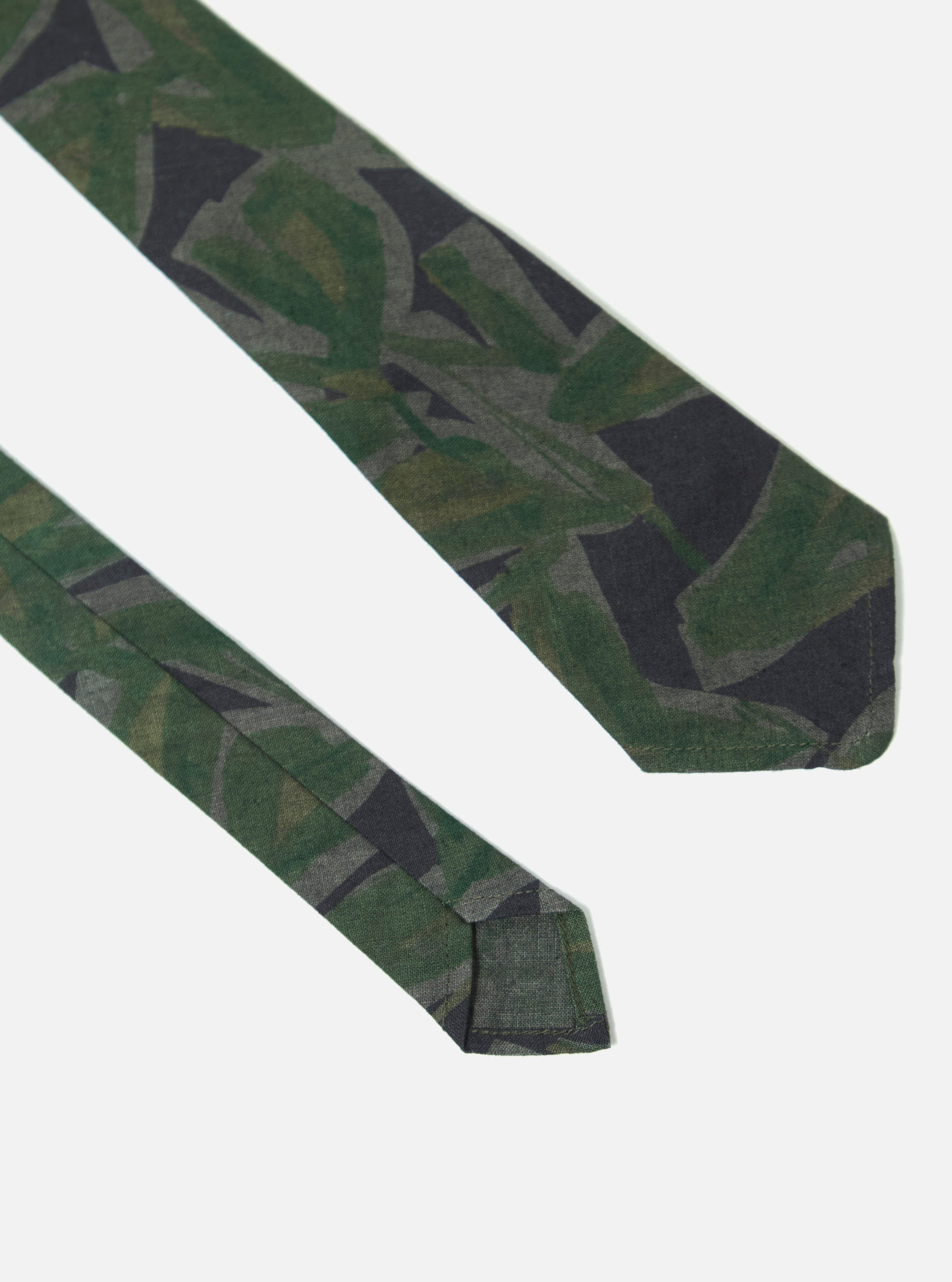 Khaki Artist Flower Lincot Tie