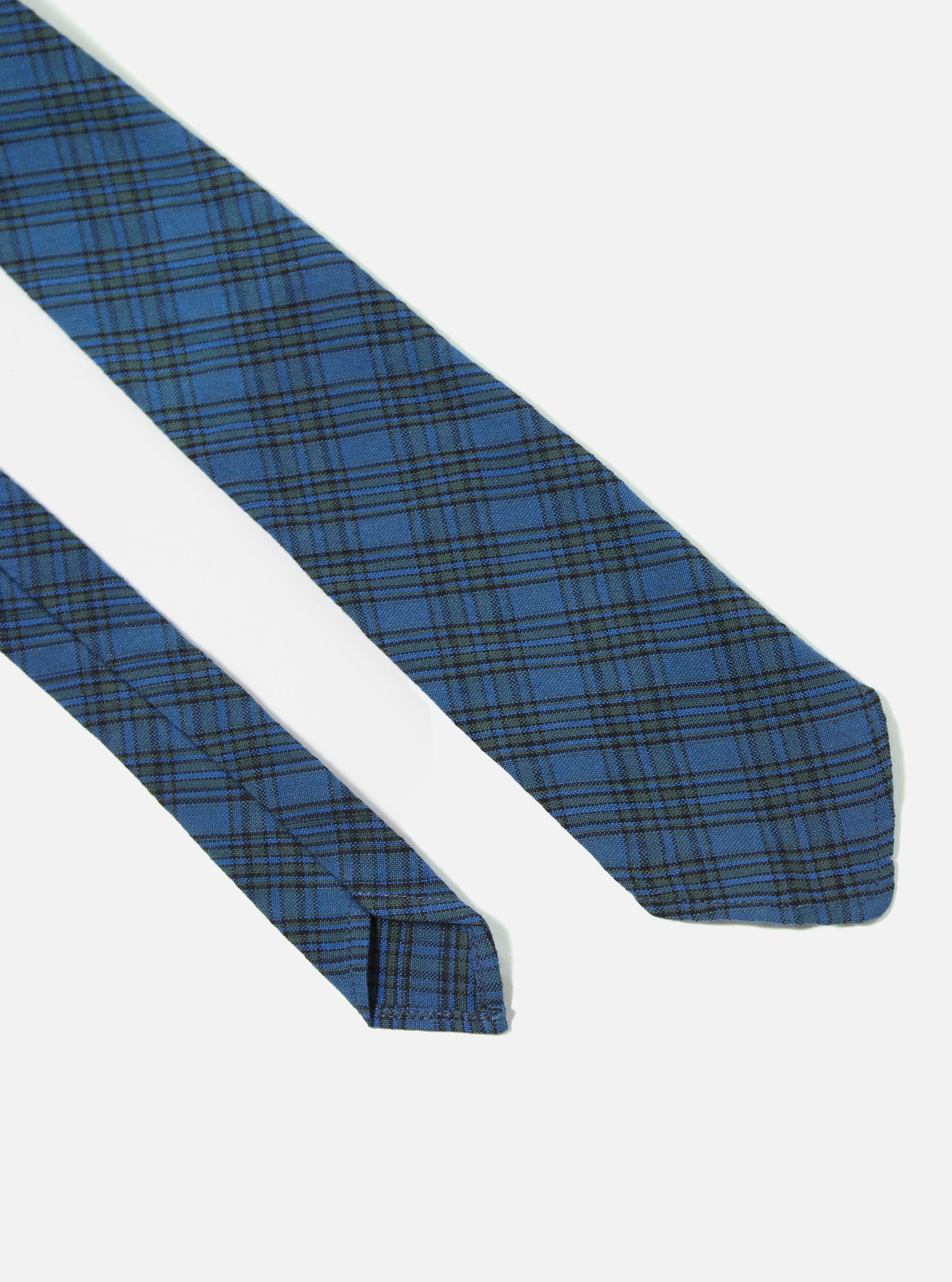 Navy Picnic Plaid Tie